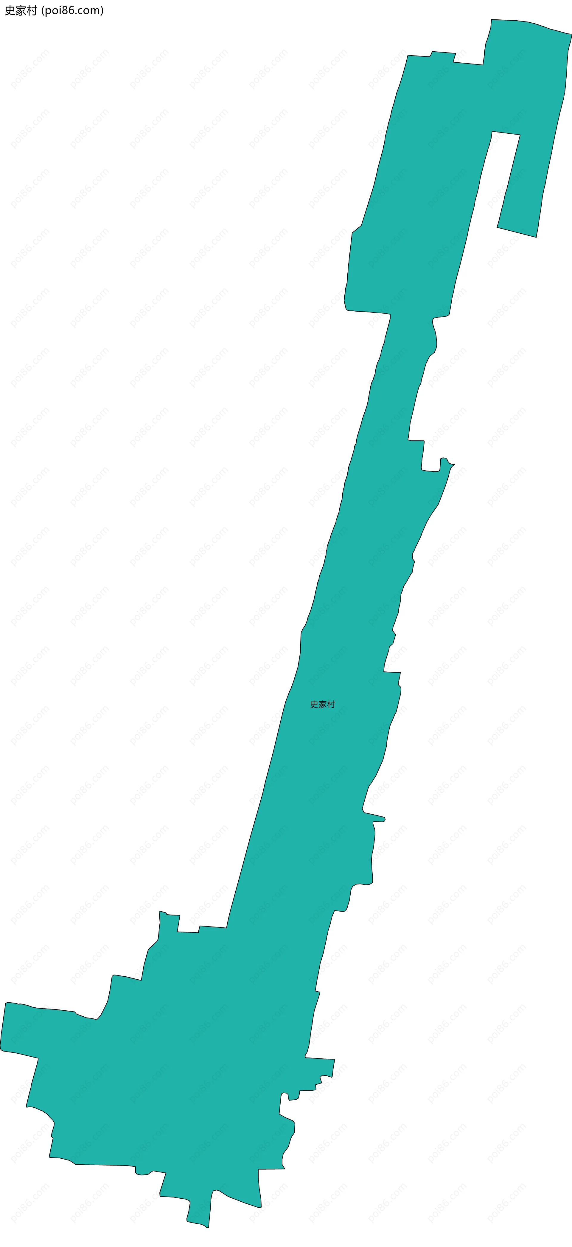 史家村边界地图