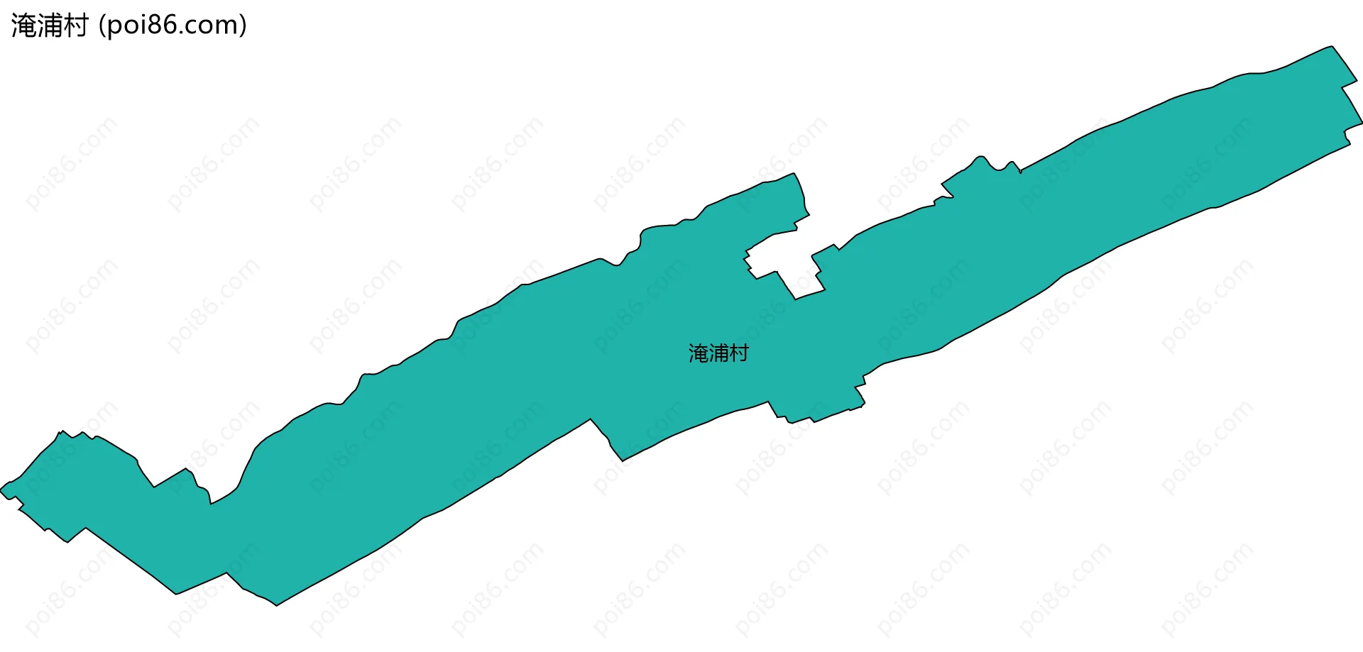 淹浦村边界地图