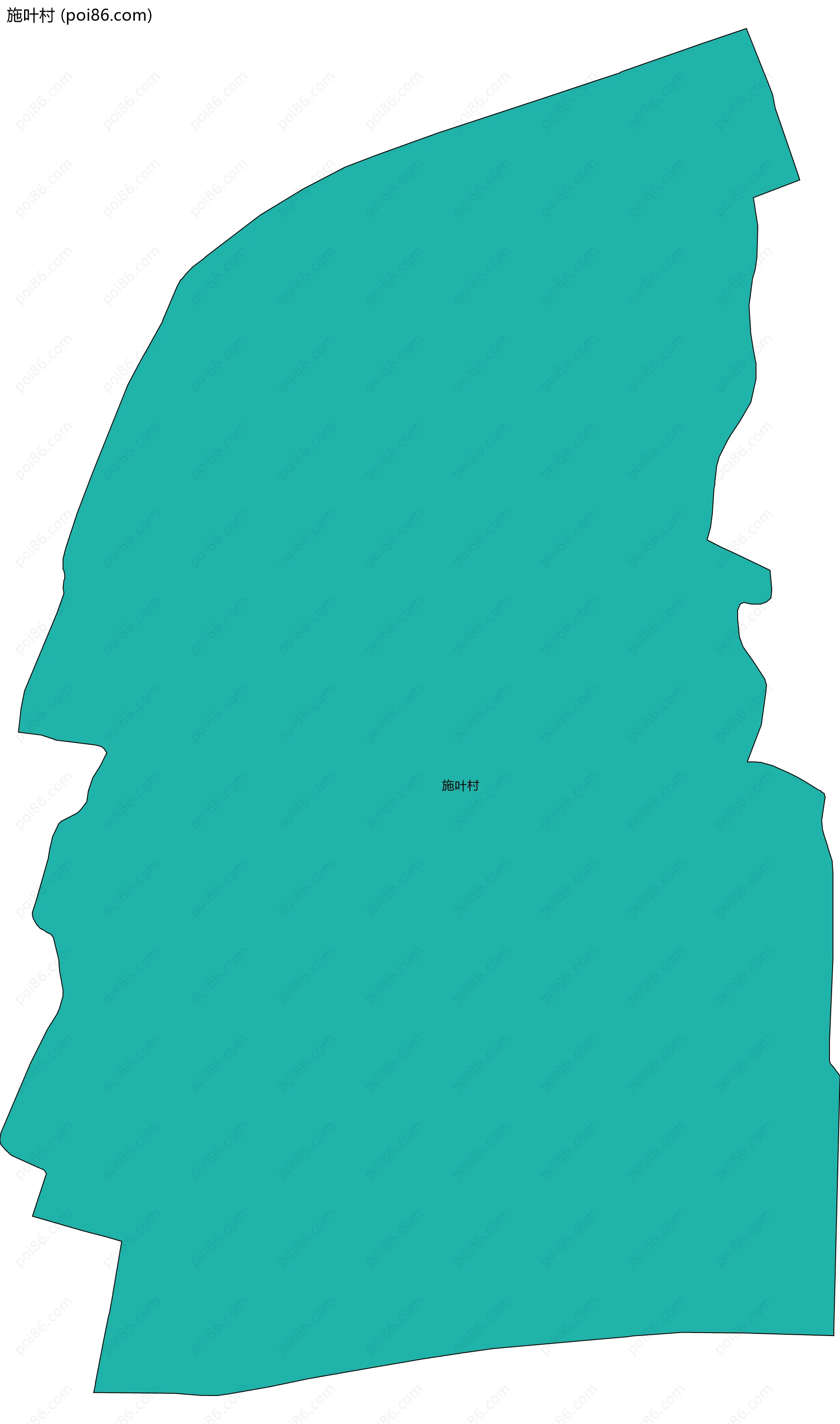 施叶村边界地图