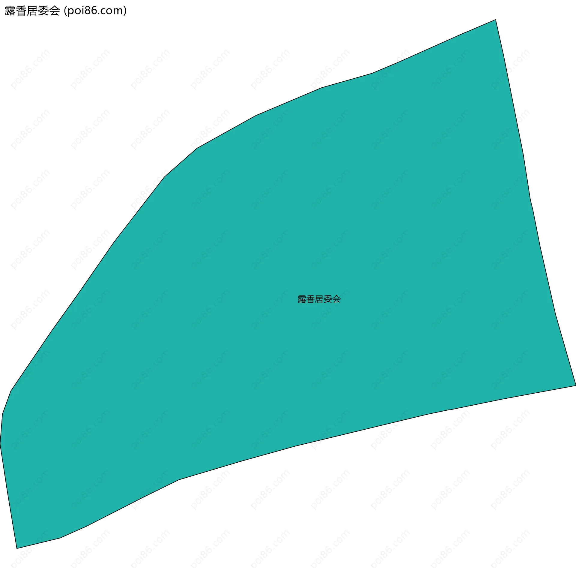 露香居委会边界地图