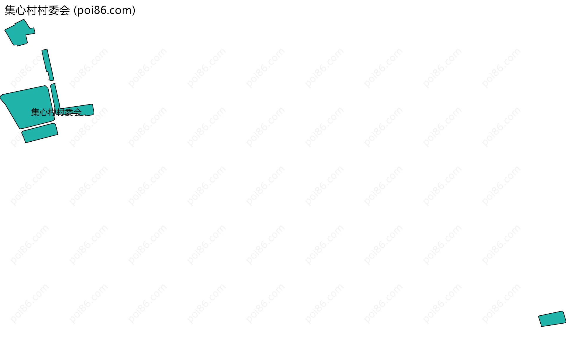 集心村村委会边界地图