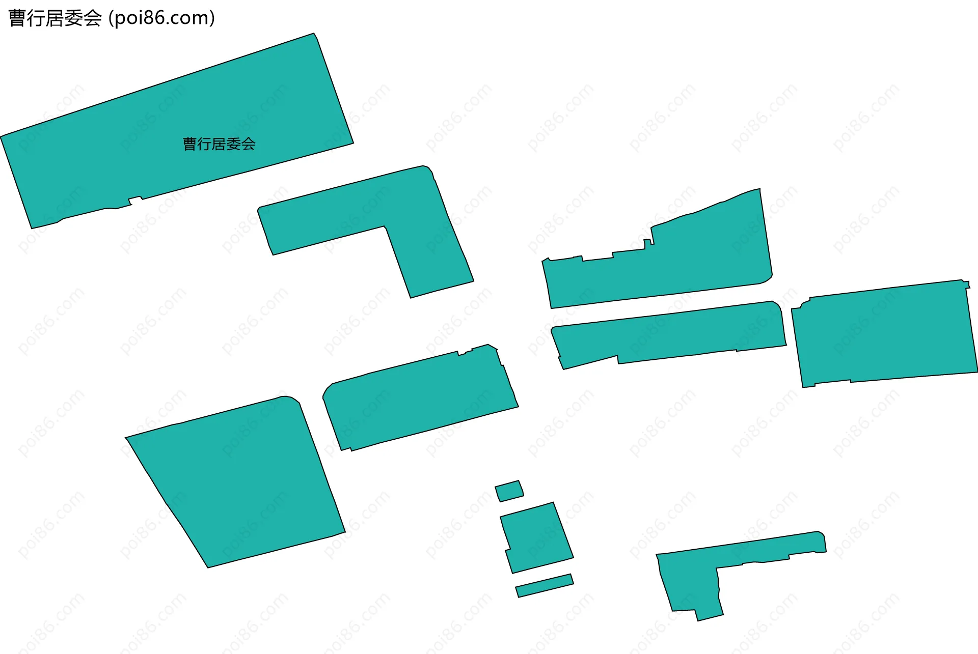曹行居委会边界地图