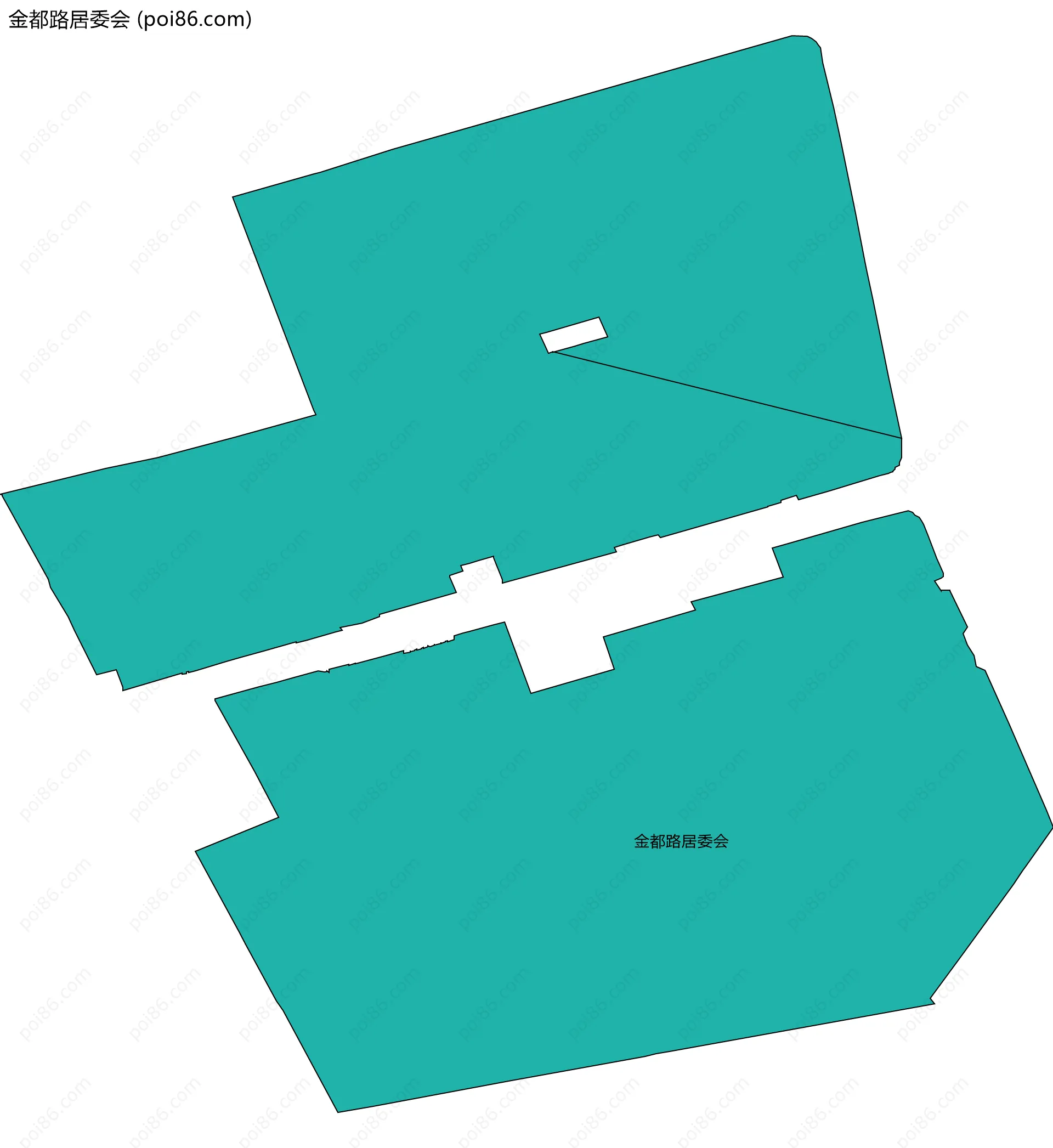 金都路居委会边界地图