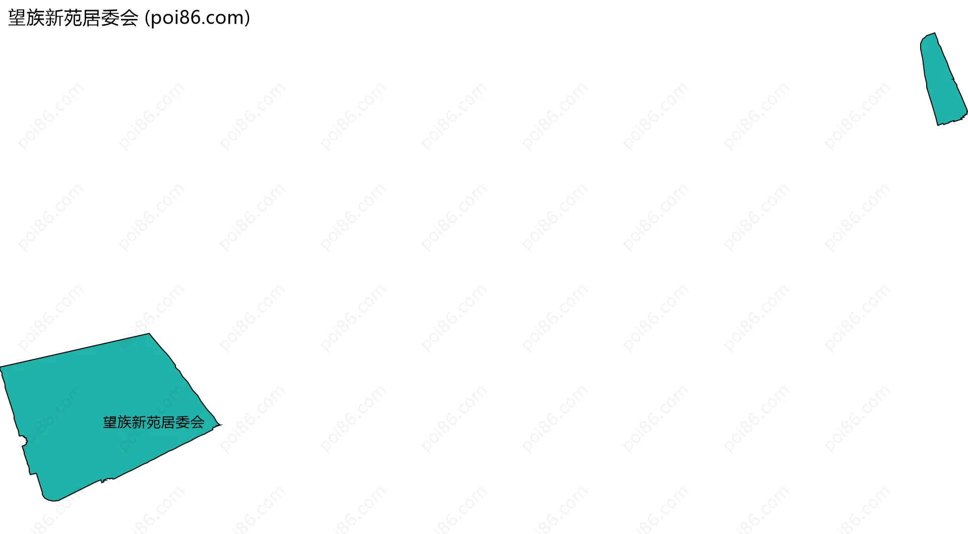 望族新苑居委会边界地图