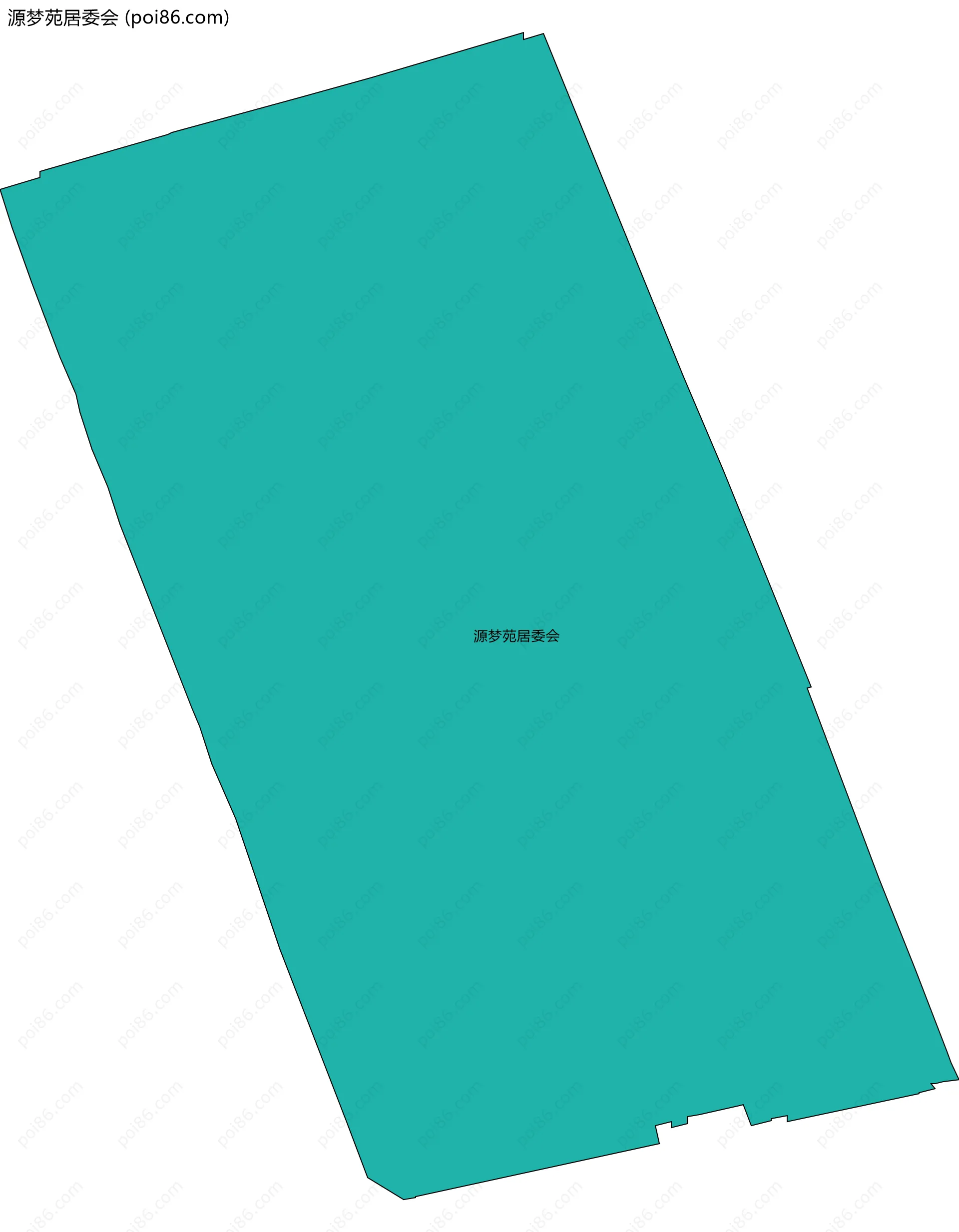 源梦苑居委会边界地图