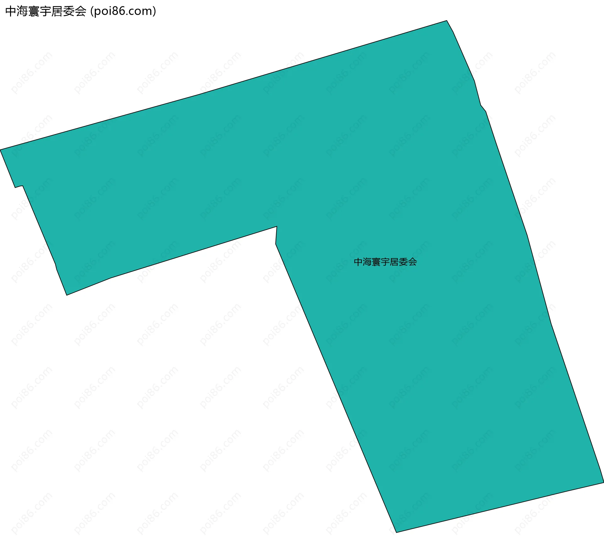 中海寰宇居委会边界地图