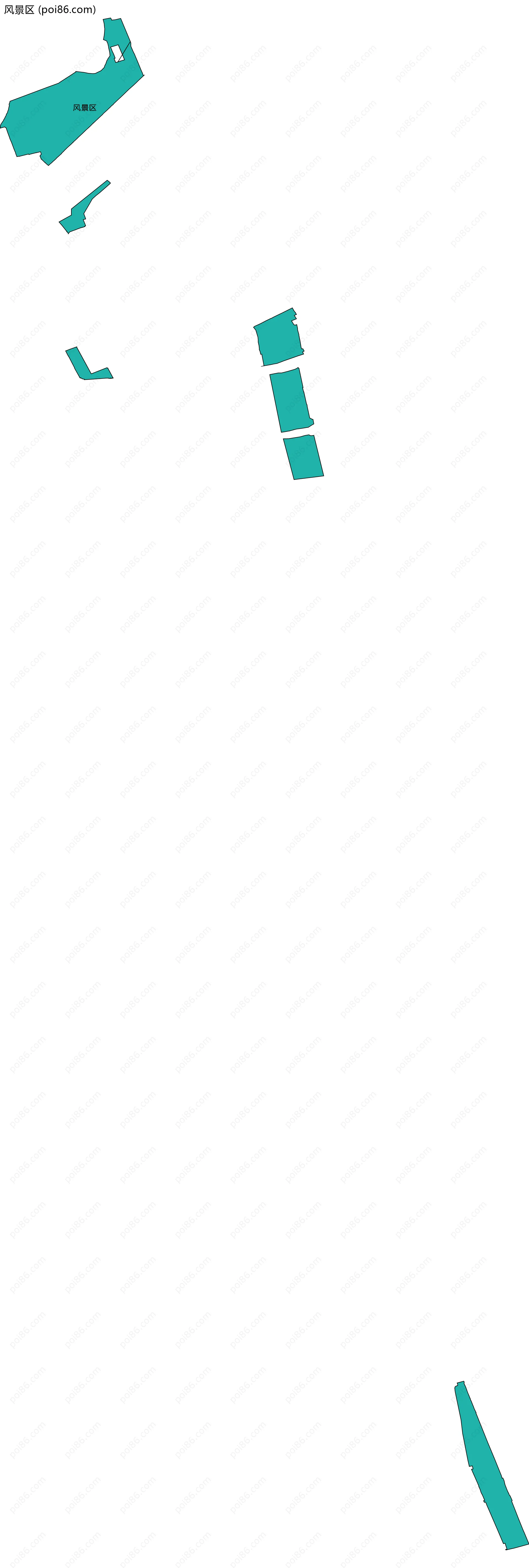 风景区边界地图