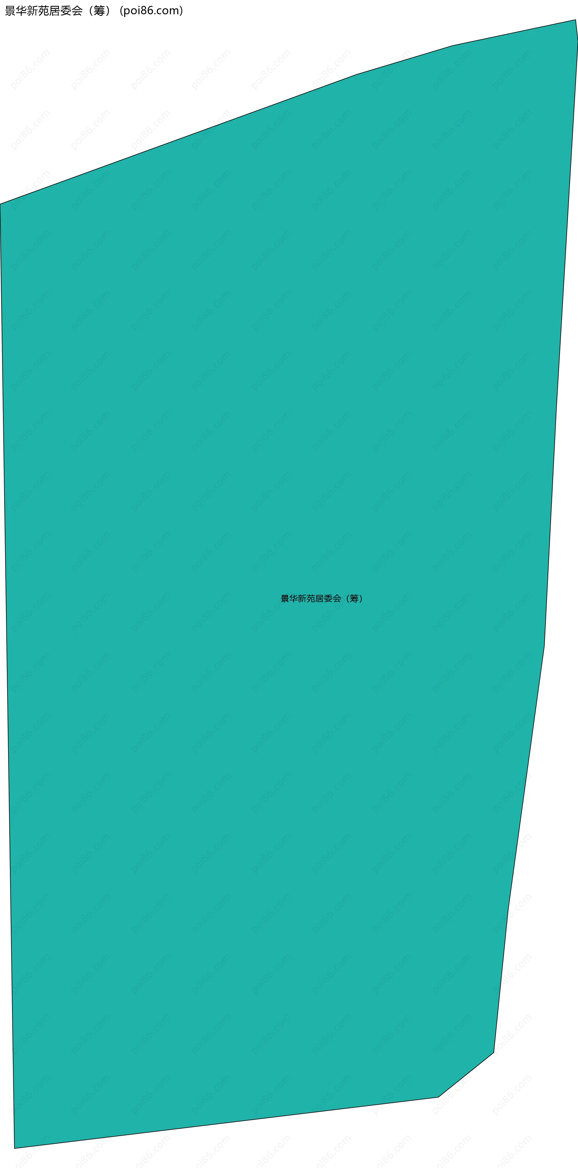 景华新苑居委会（筹）边界地图