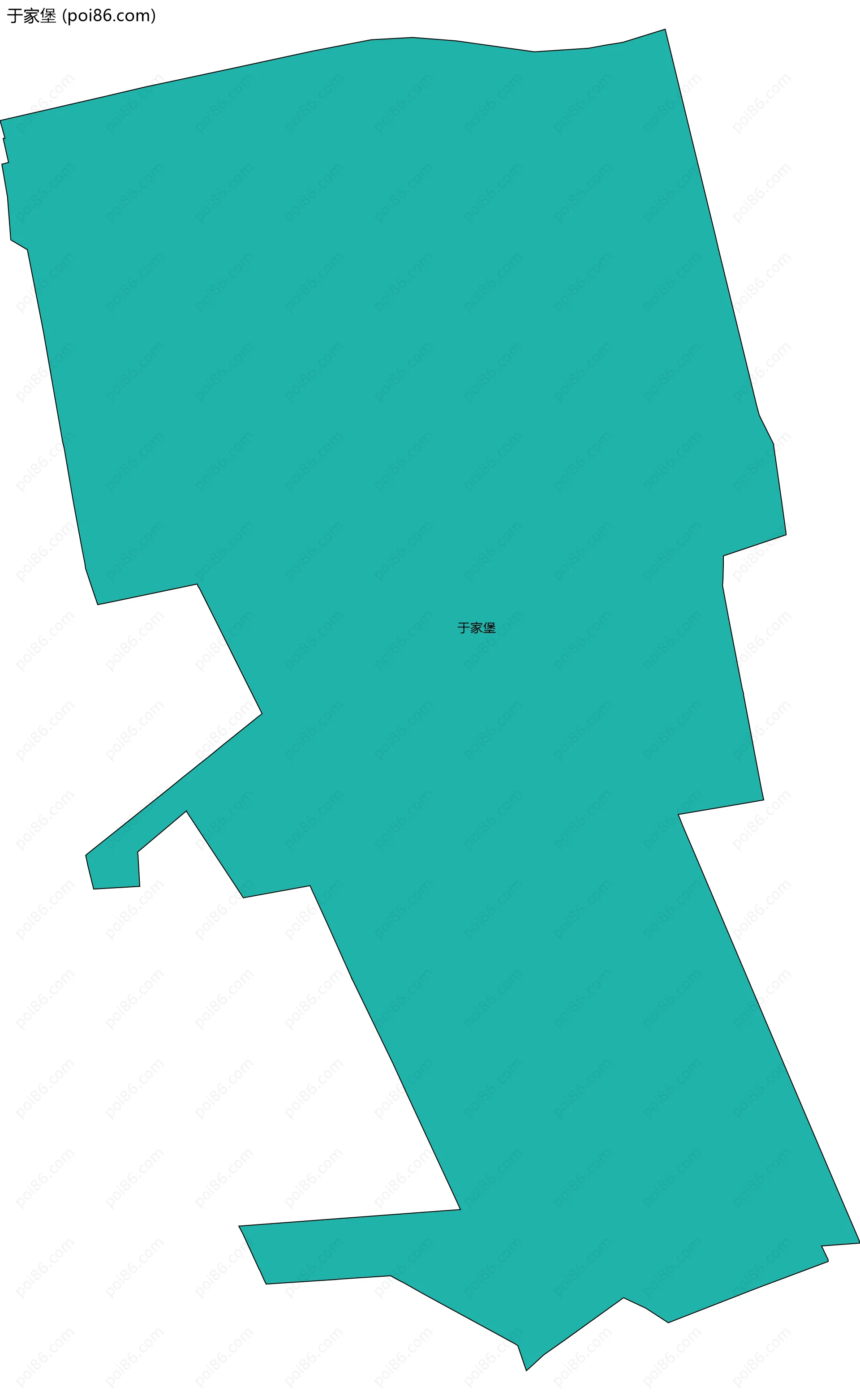 于家堡边界地图