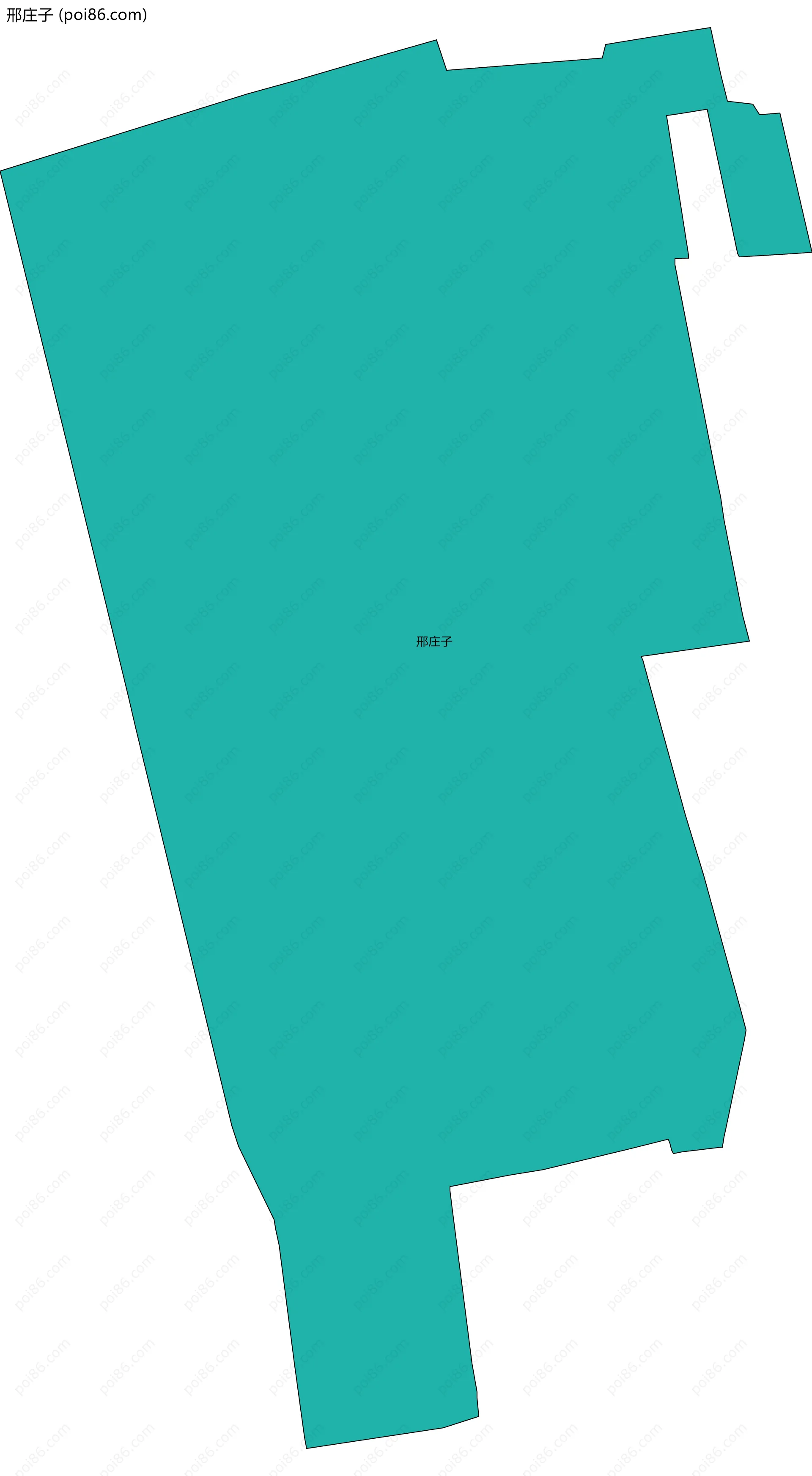 邢庄子边界地图