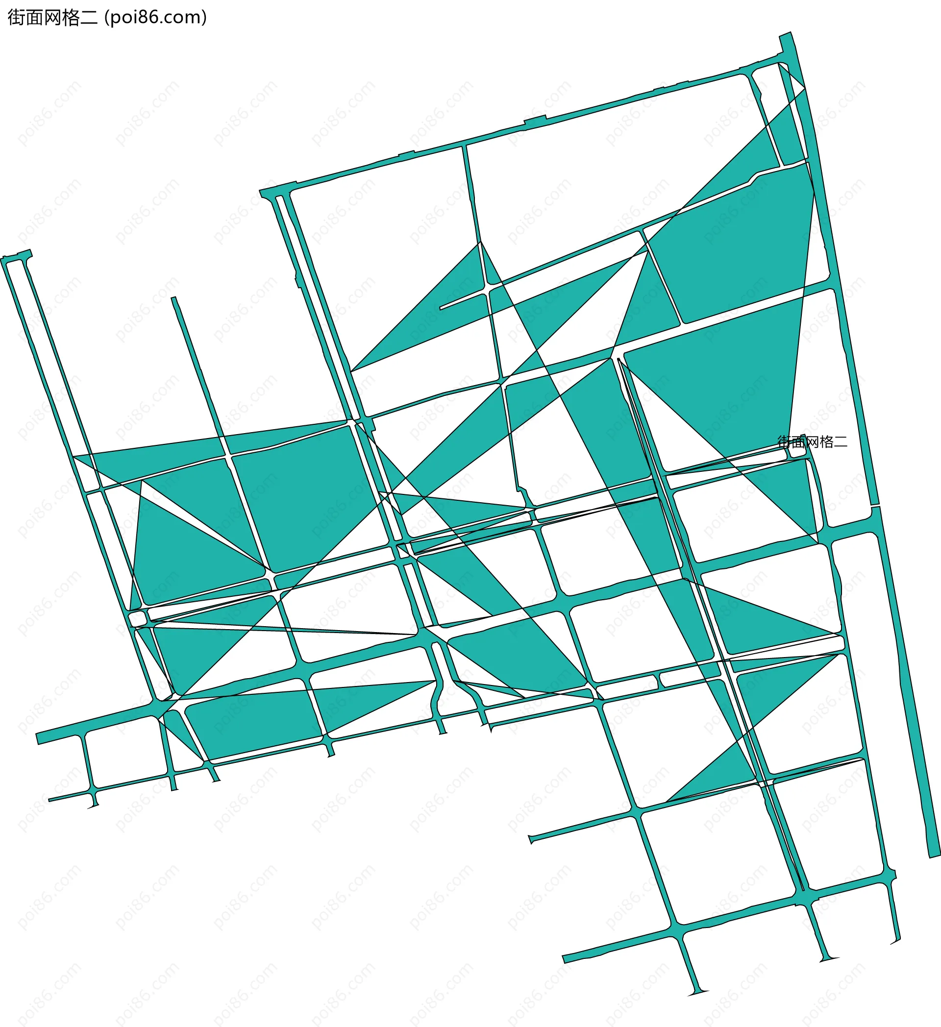 街面网格二边界地图