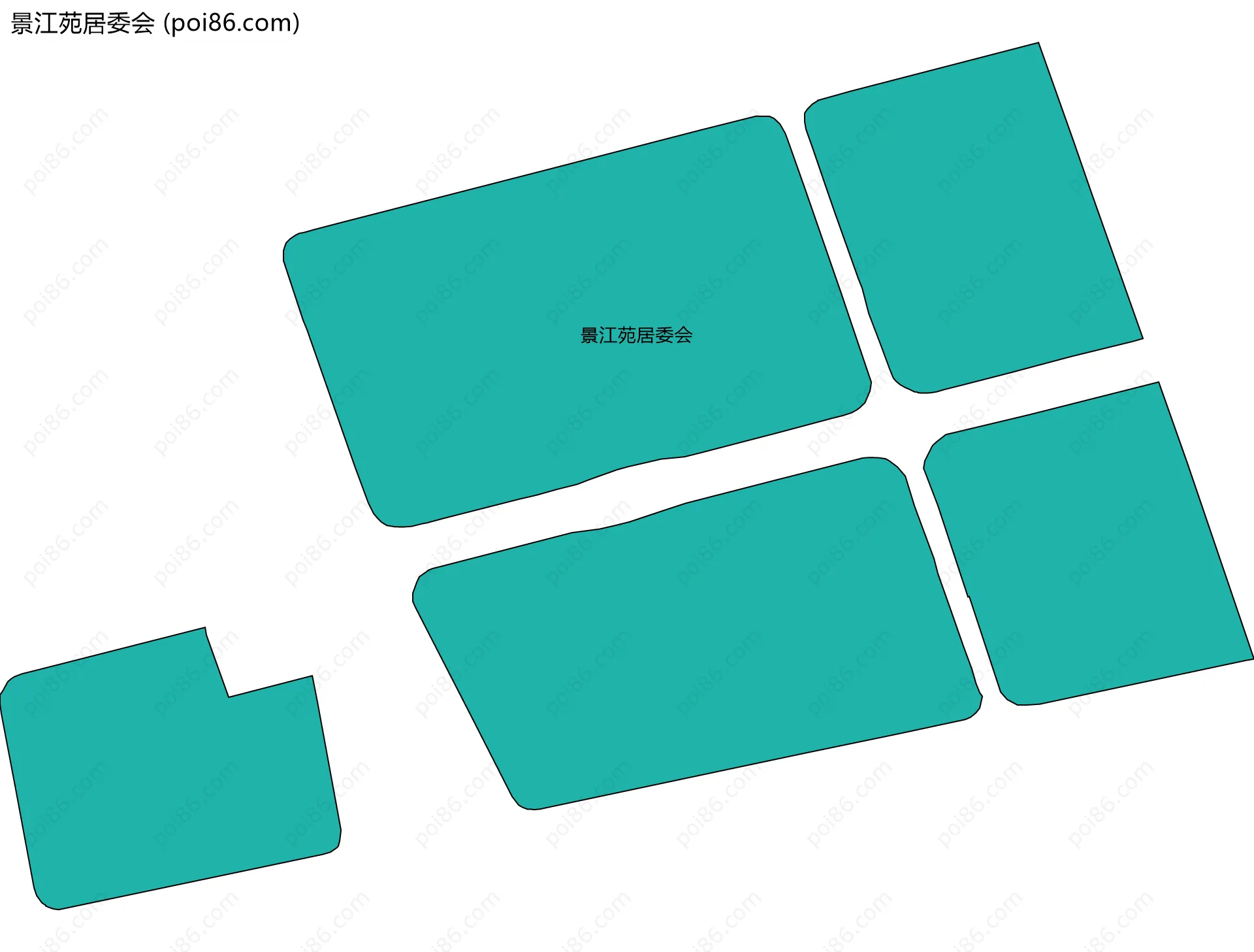 景江苑居委会边界地图