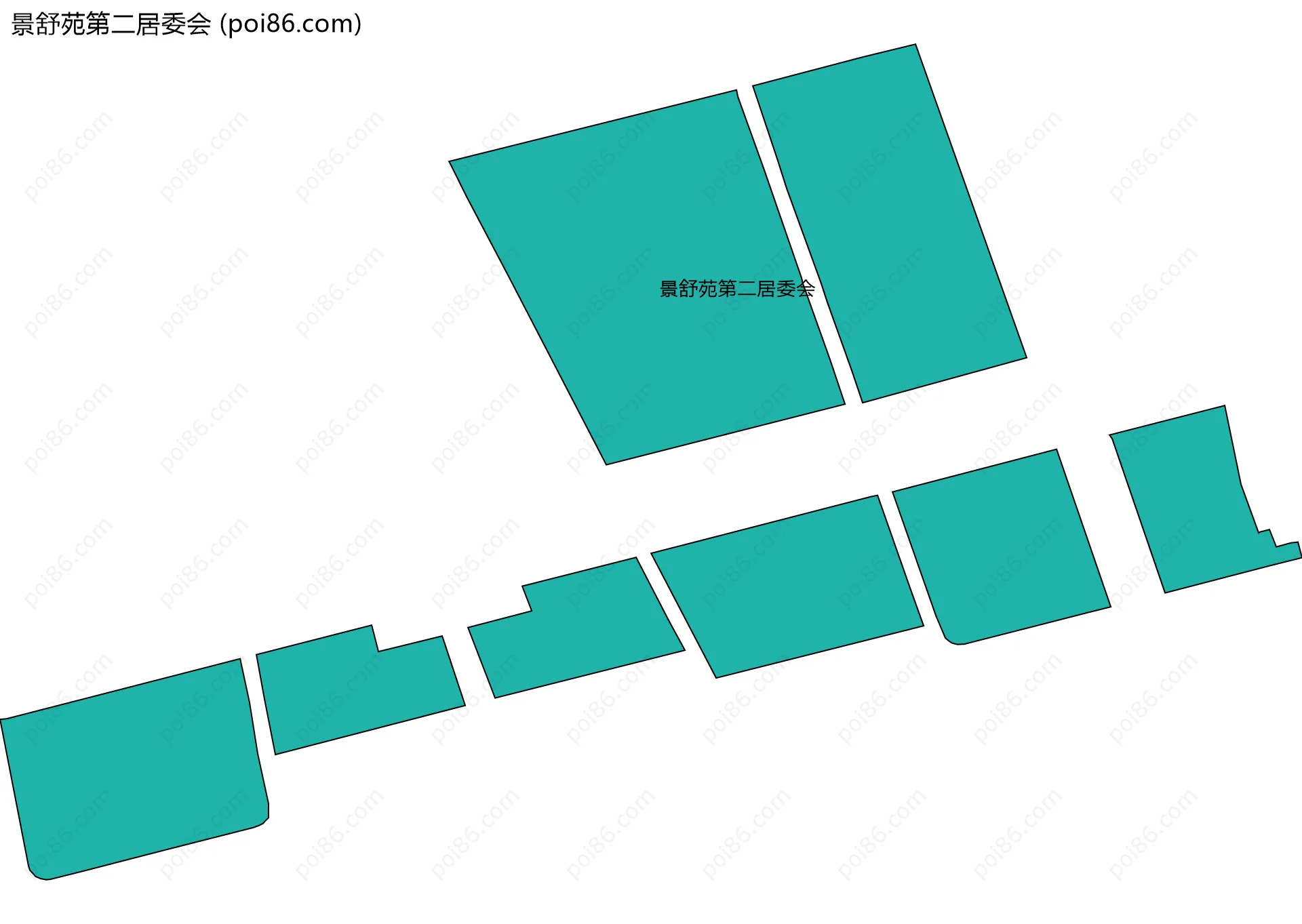 景舒苑第二居委会边界地图
