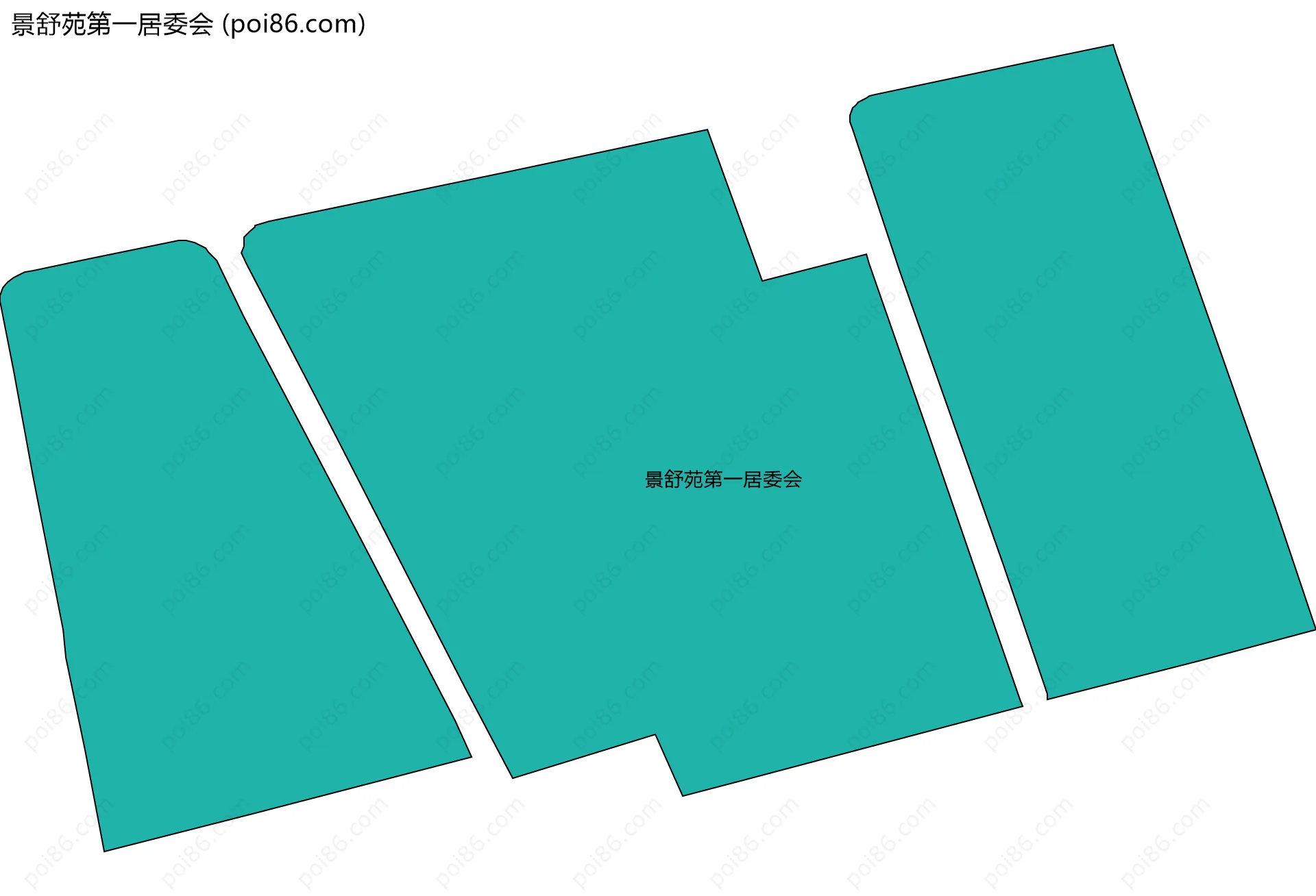 景舒苑第一居委会边界地图