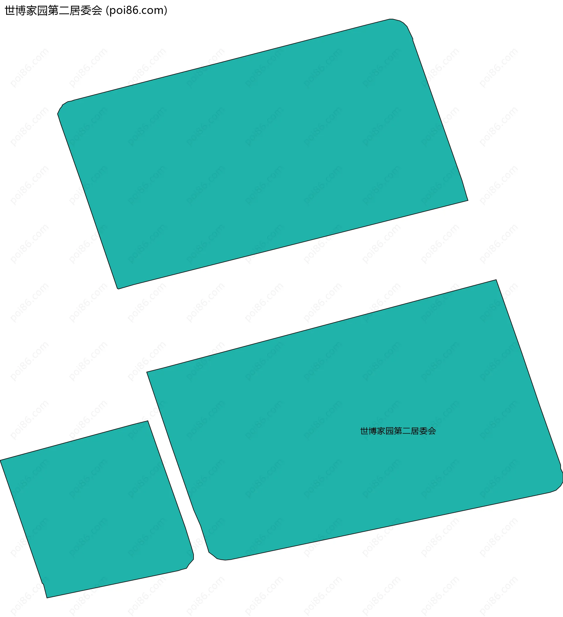 世博家园第二居委会边界地图