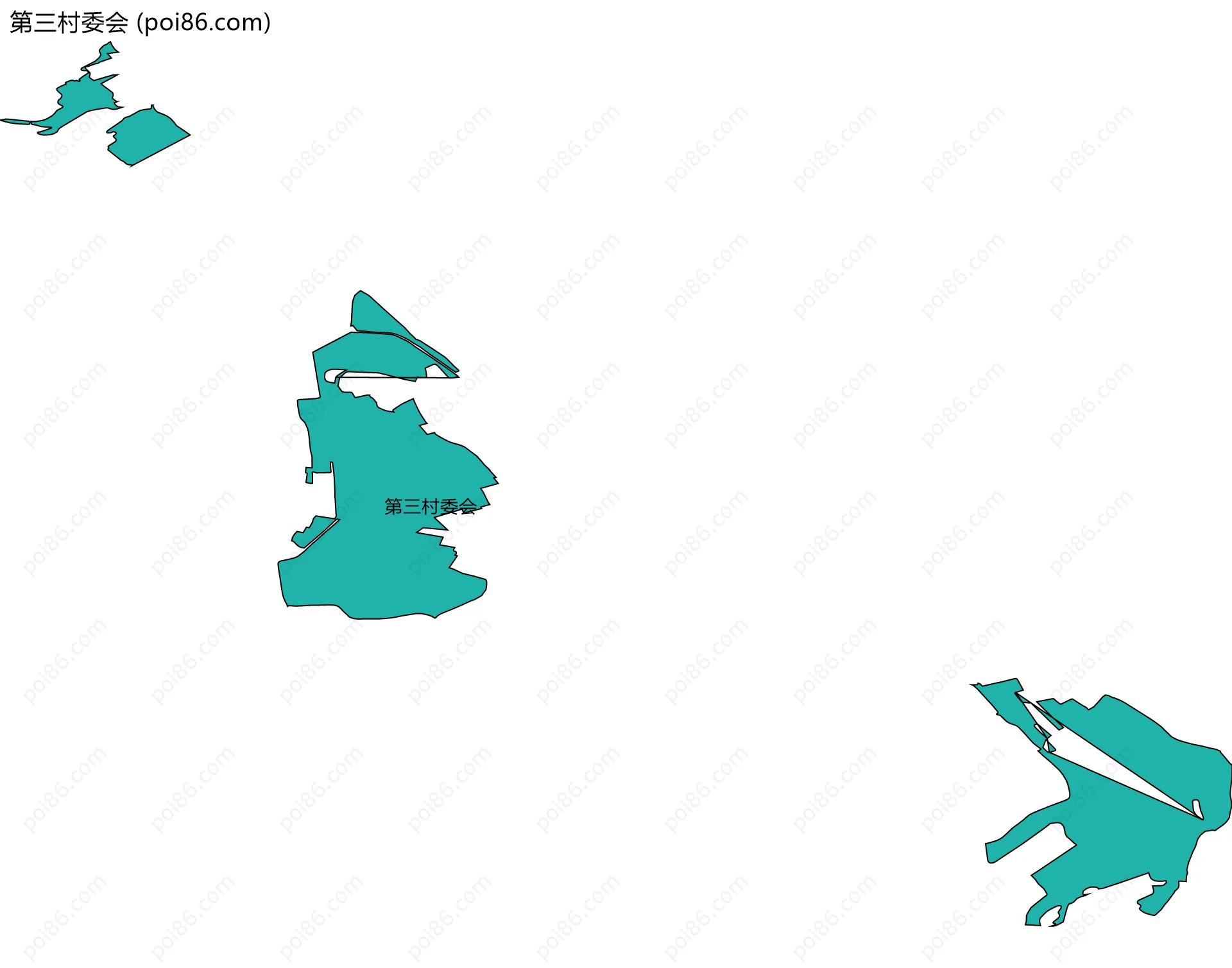 第三村委会边界地图