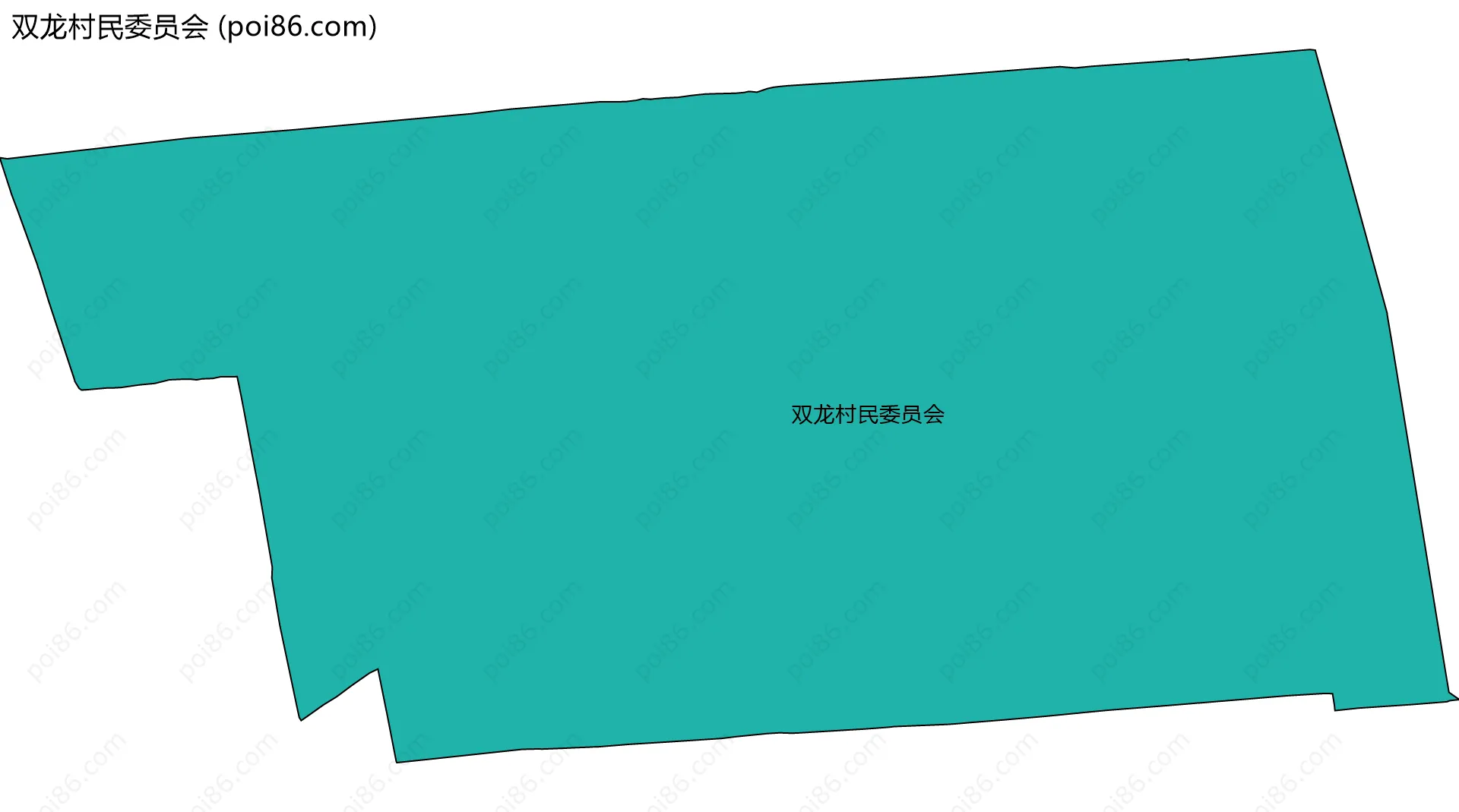 双龙村民委员会边界地图