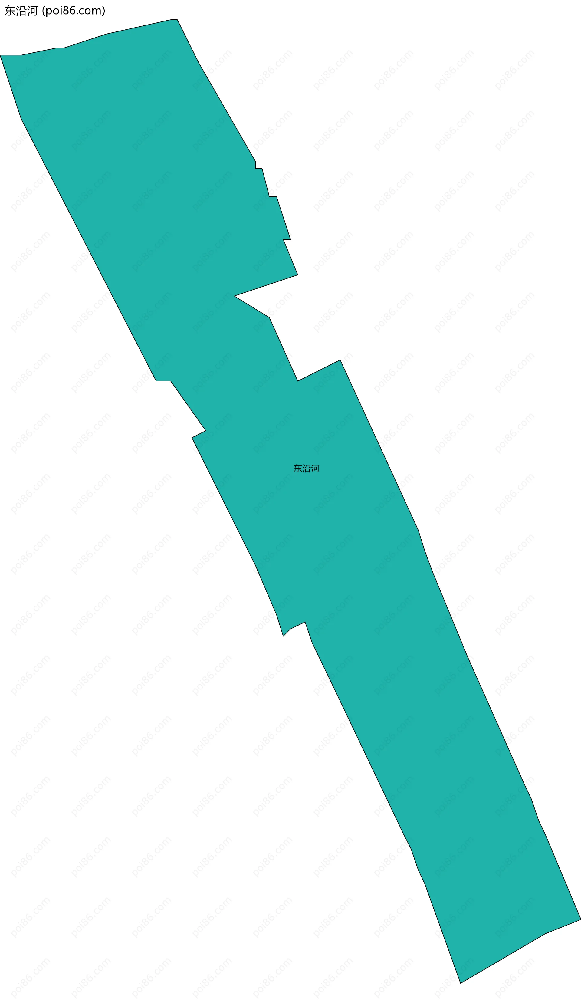 东沿河边界地图