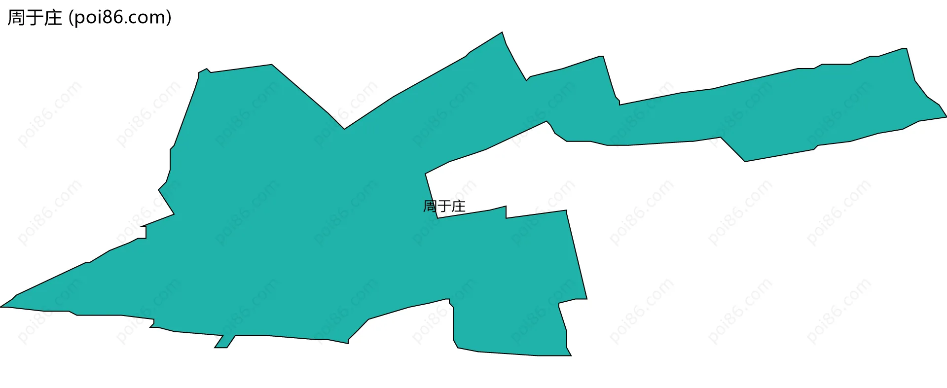 周于庄边界地图