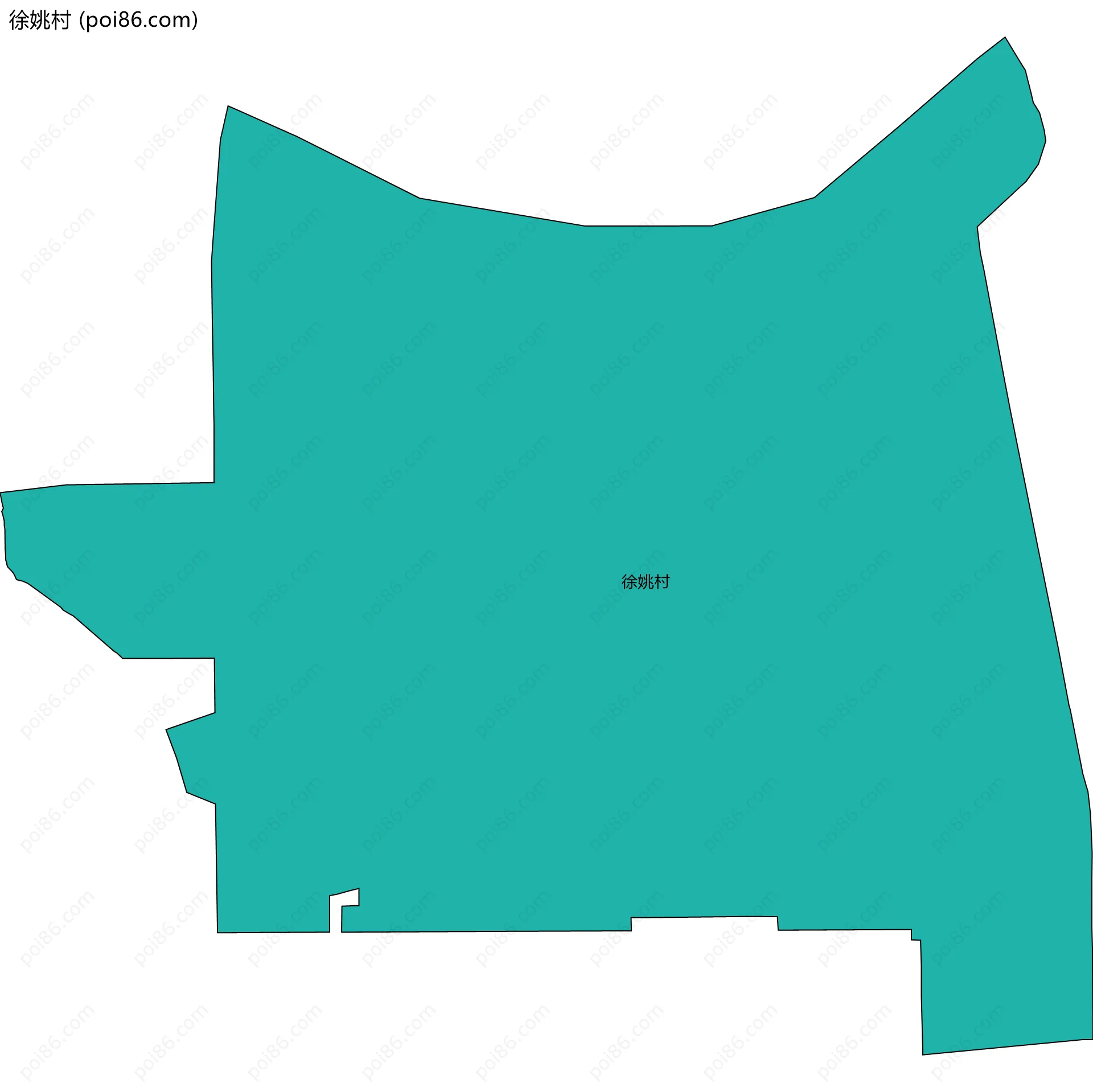 徐姚村边界地图