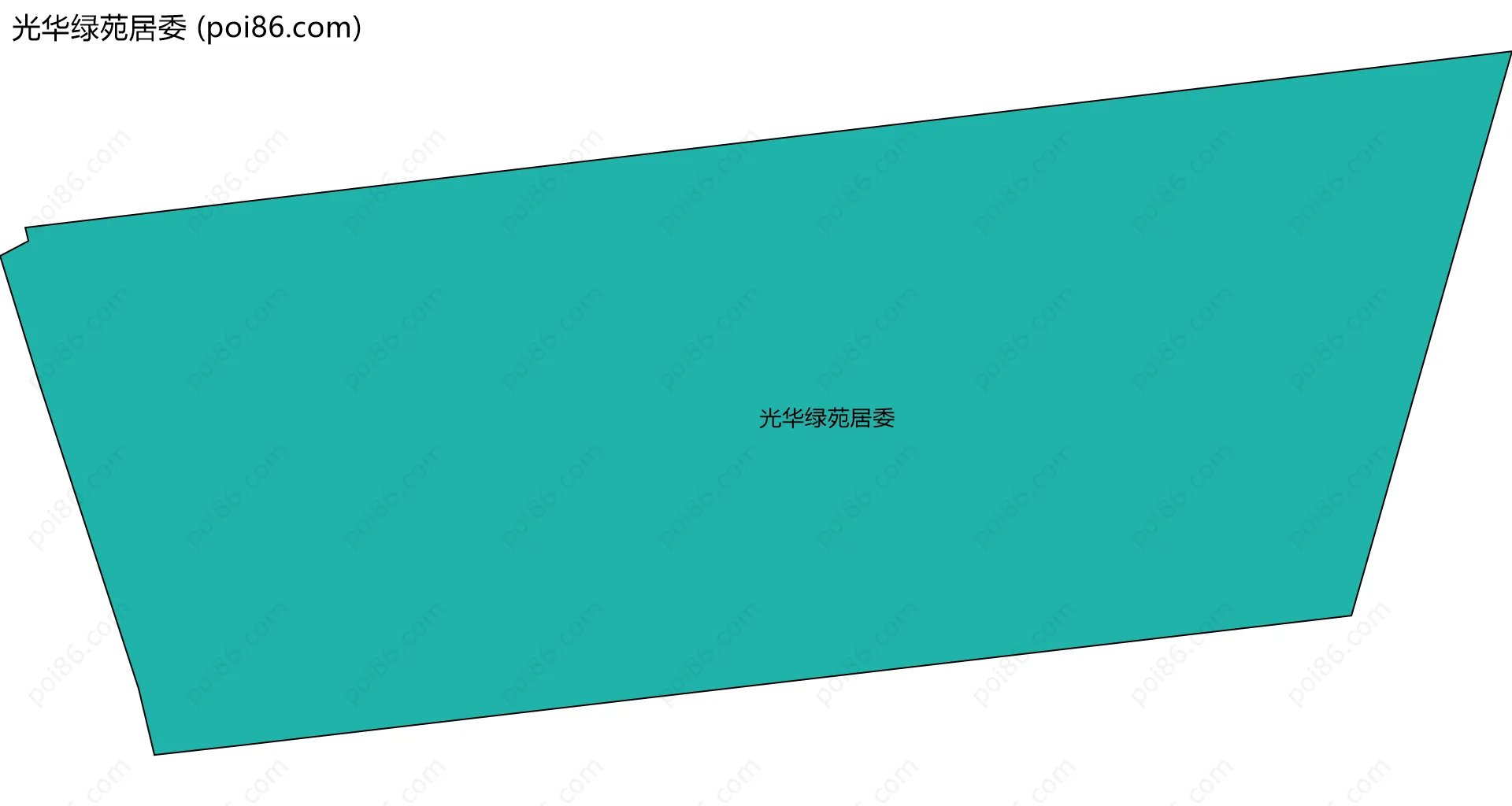 光华绿苑居委边界地图