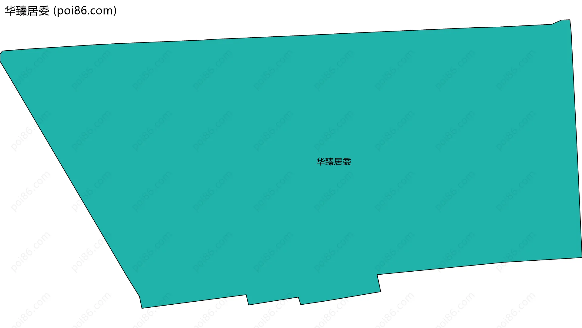 华臻居委边界地图