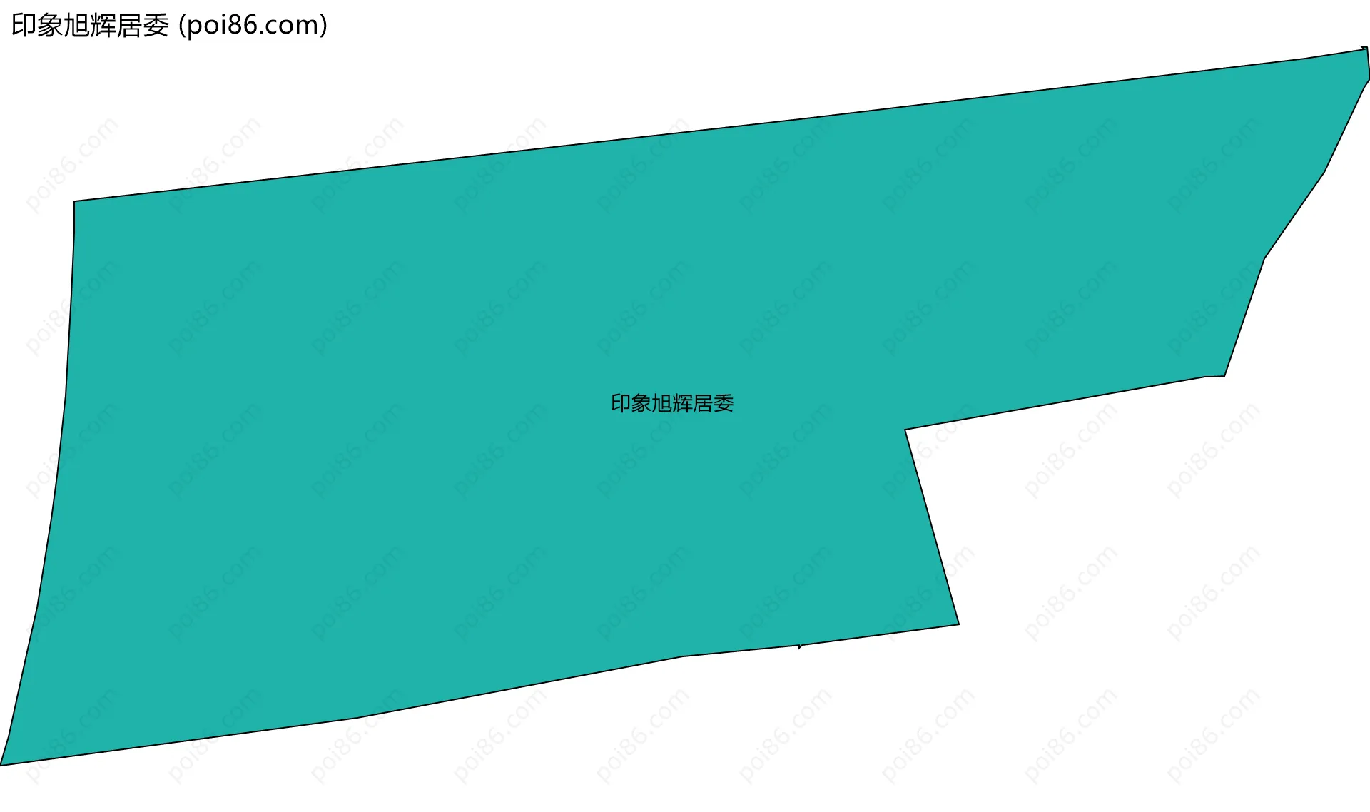 印象旭辉居委边界地图