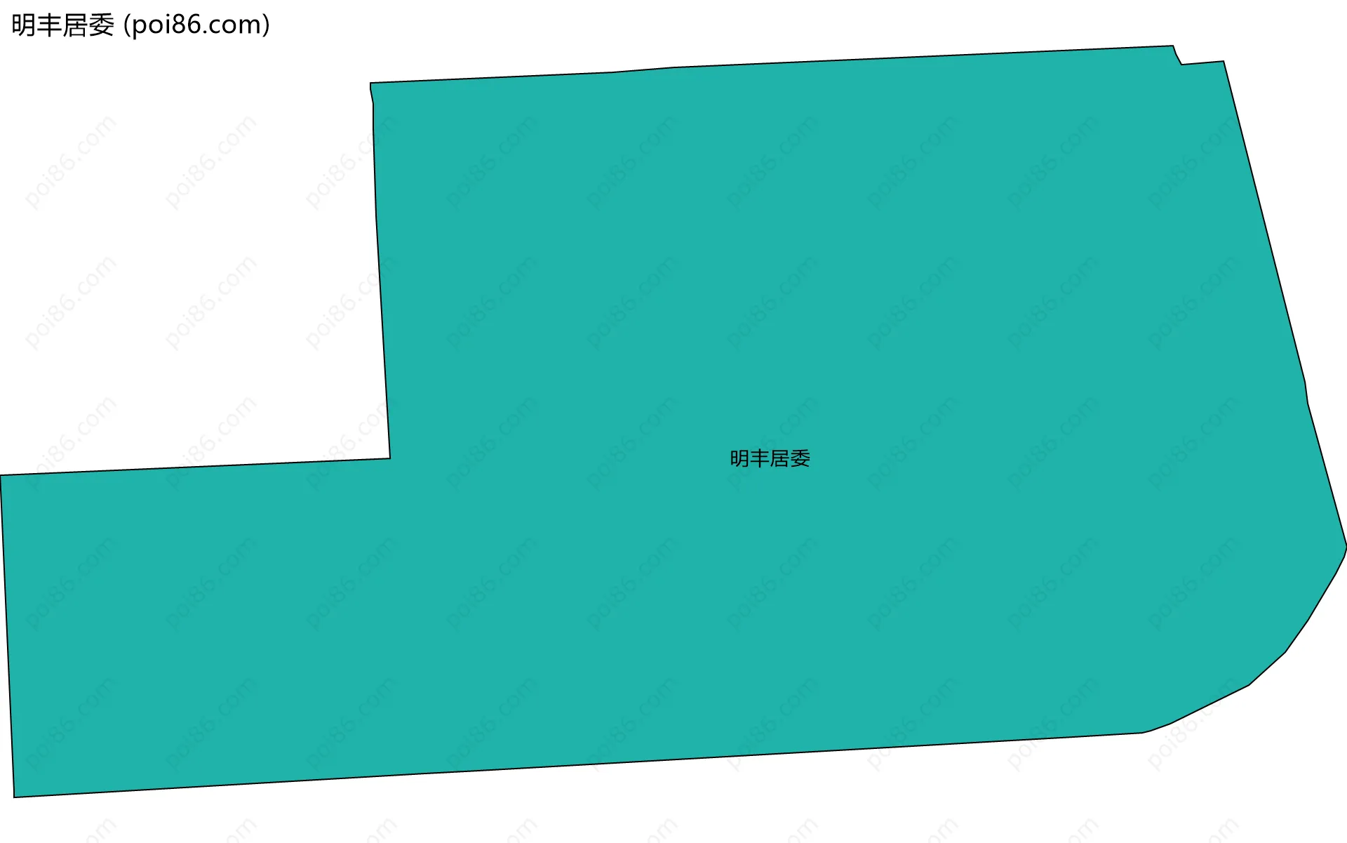 明丰居委边界地图