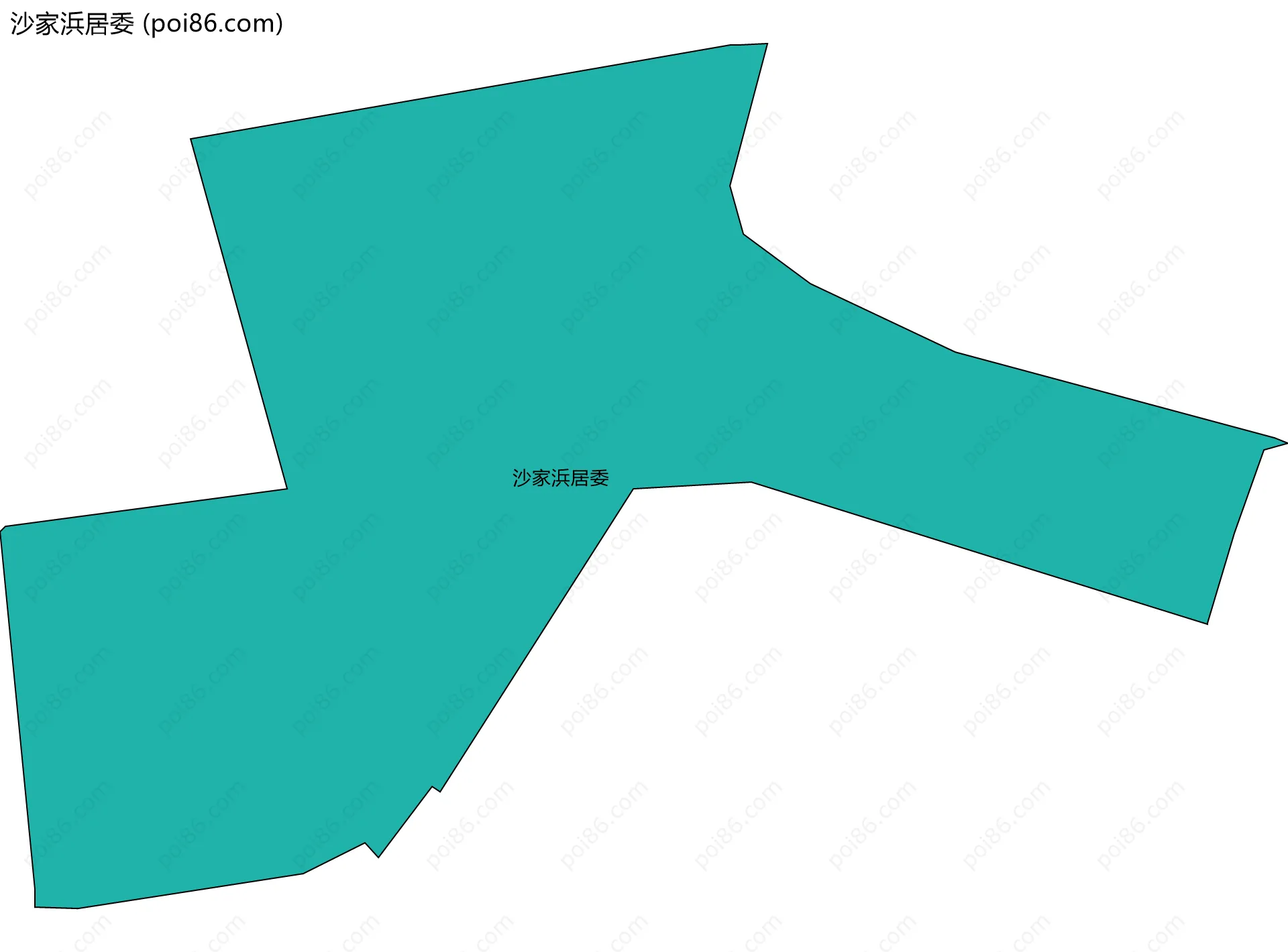 沙家浜居委边界地图