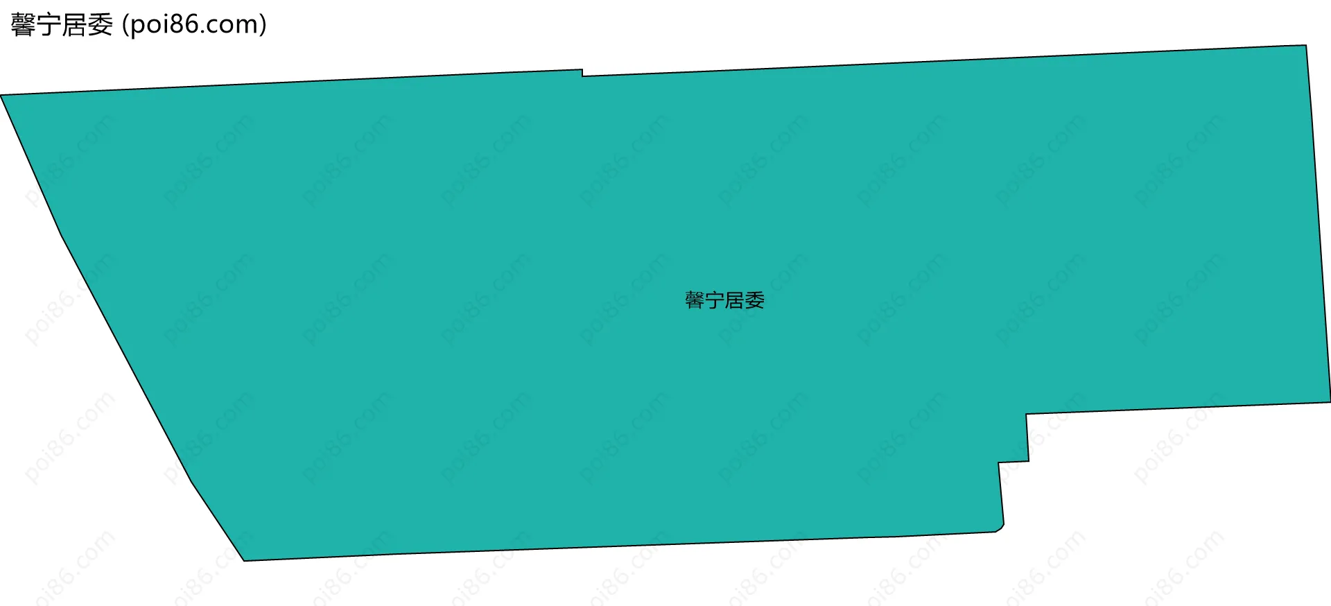 馨宁居委边界地图