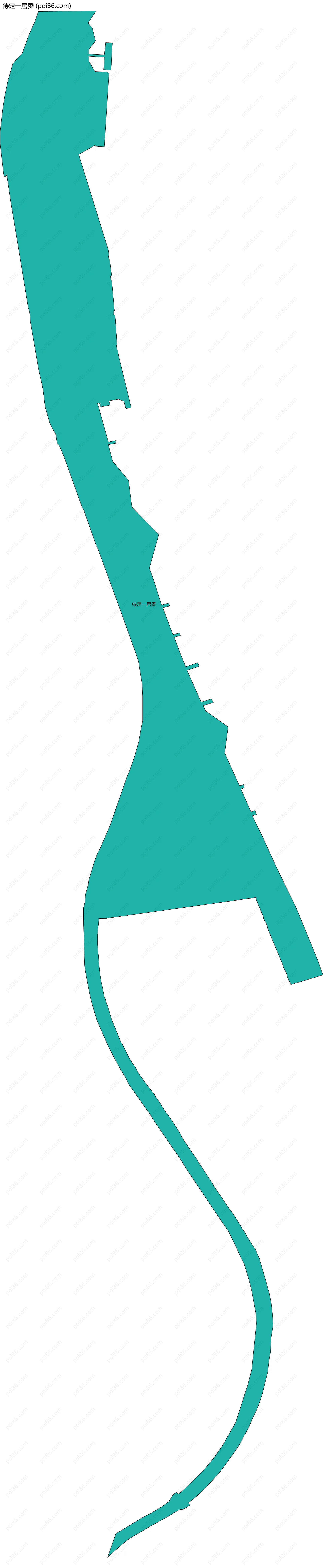 待定一居委边界地图