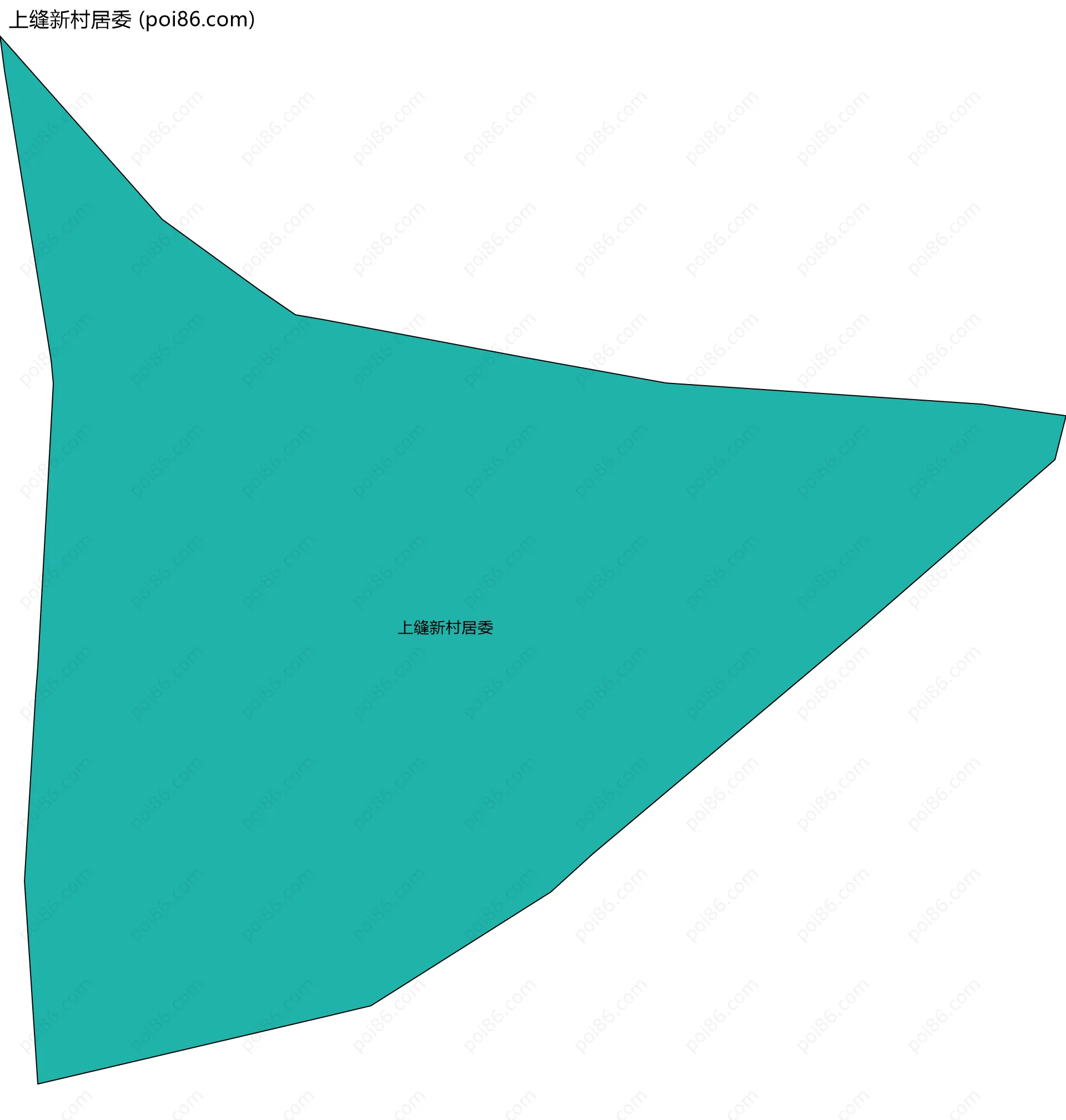 上缝新村居委边界地图