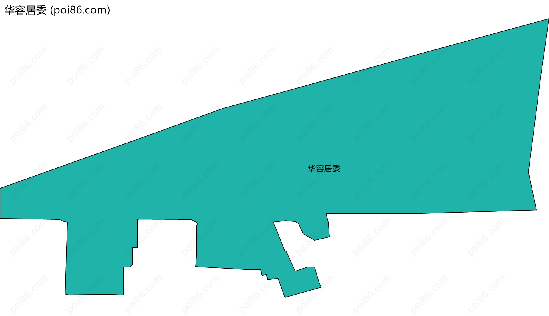 华容居委边界地图