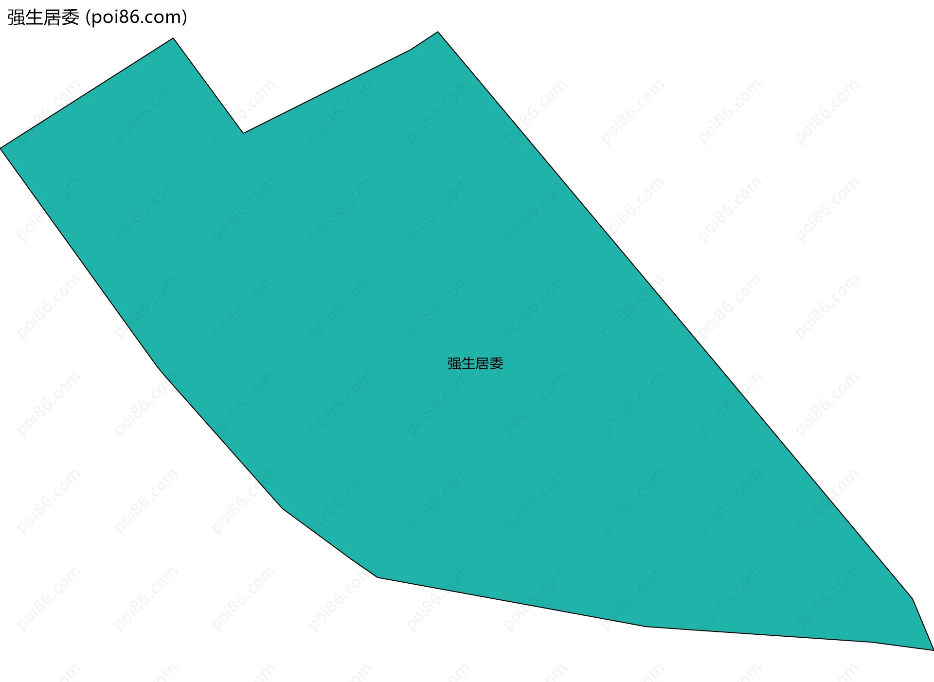 强生居委边界地图