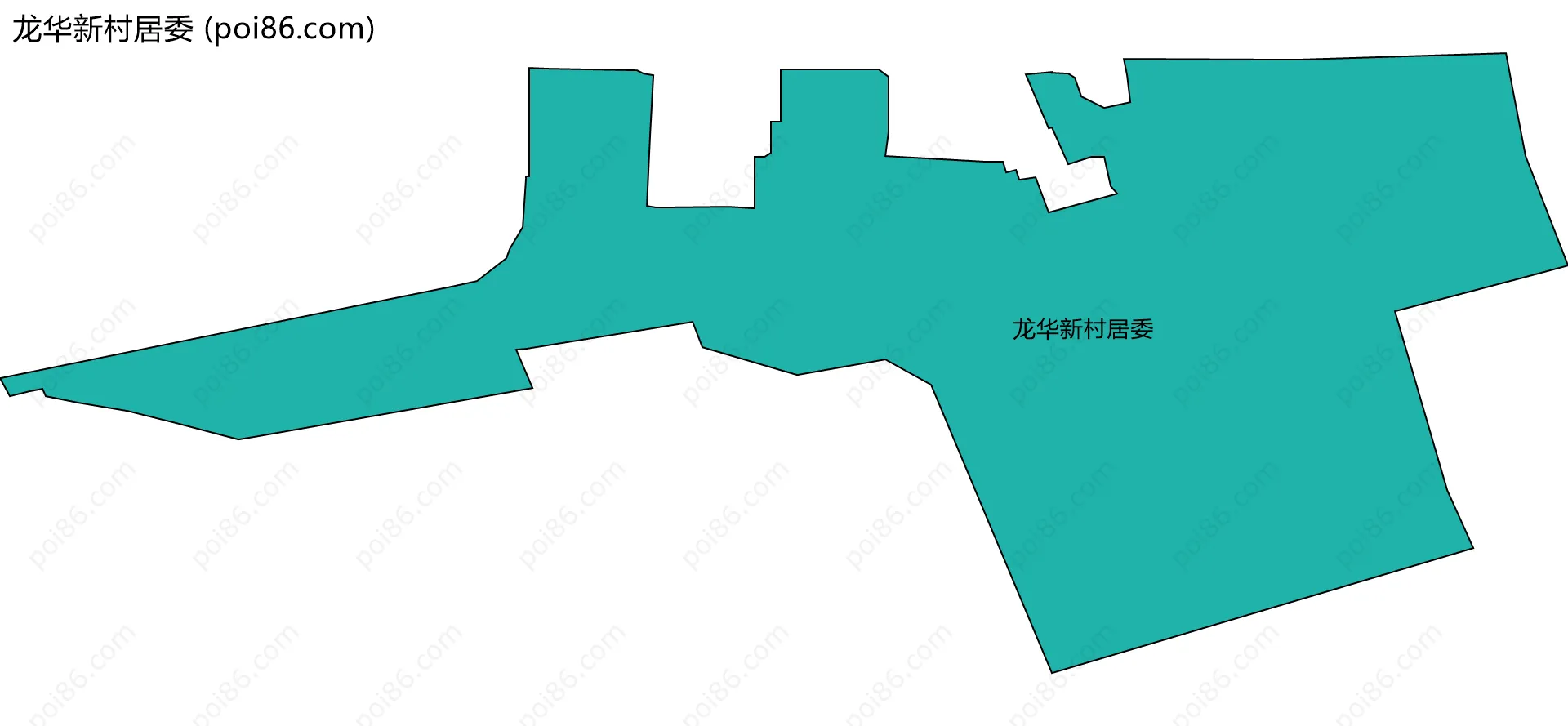 龙华新村居委边界地图