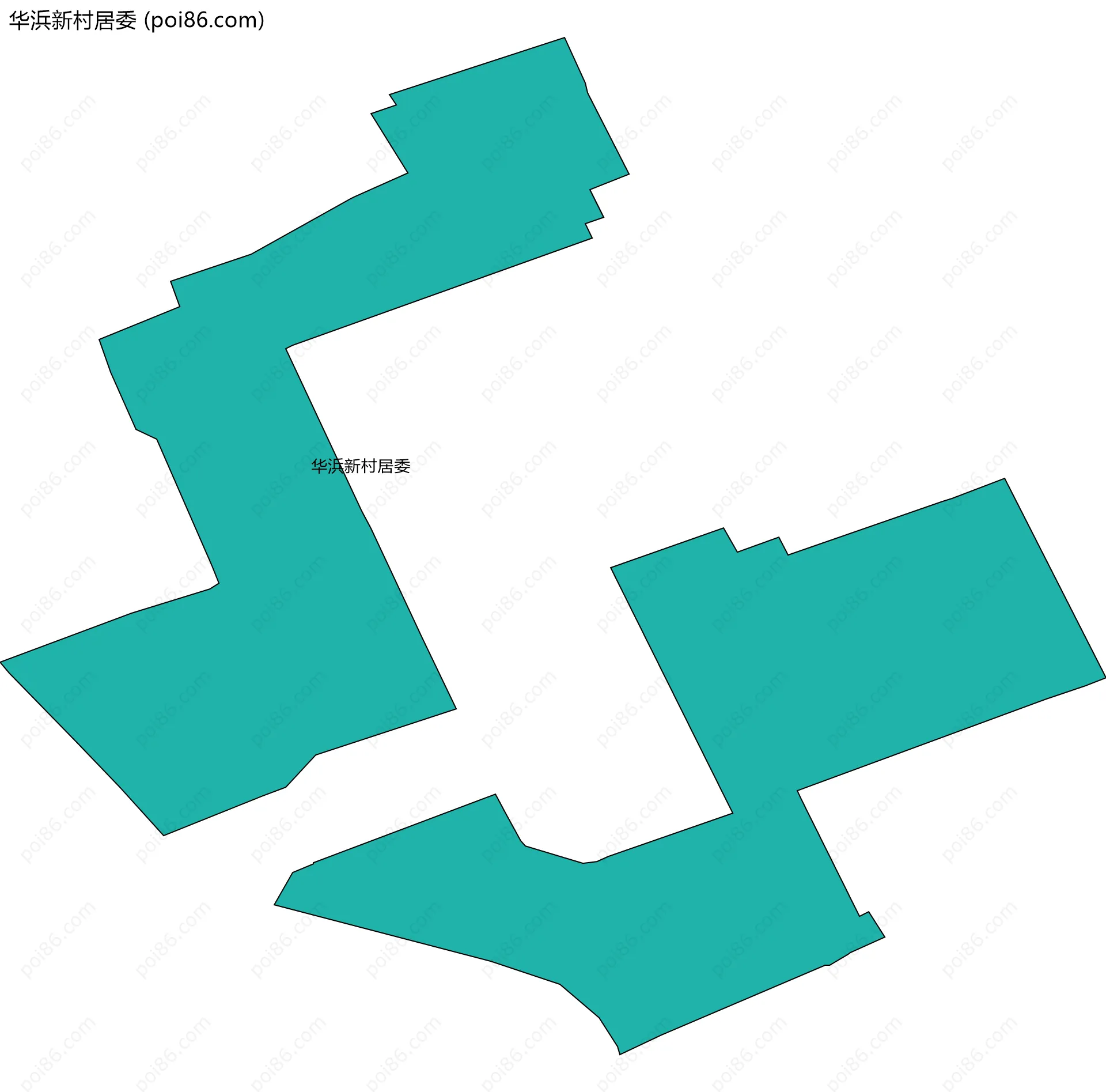 华浜新村居委边界地图