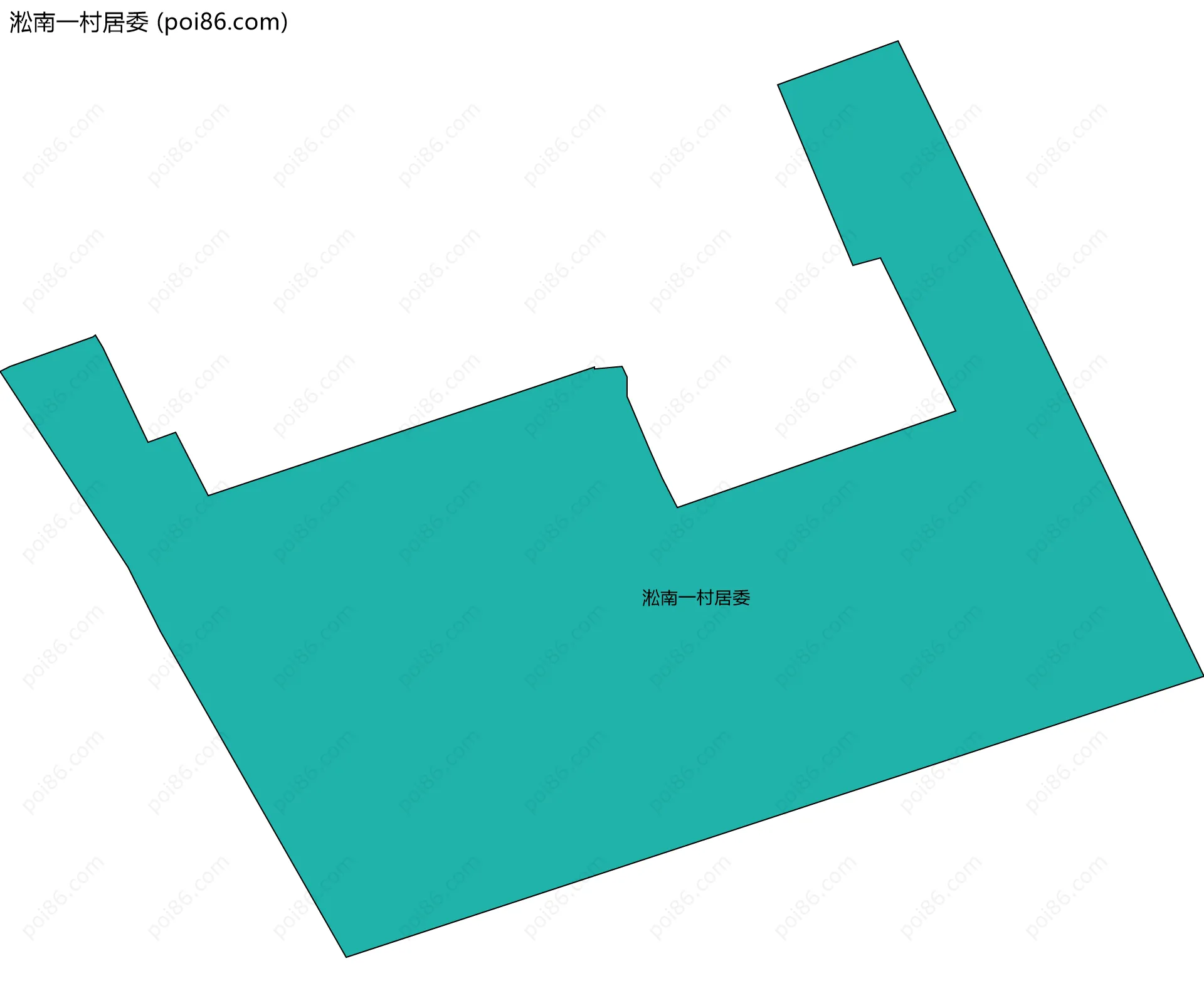 淞南一村居委边界地图