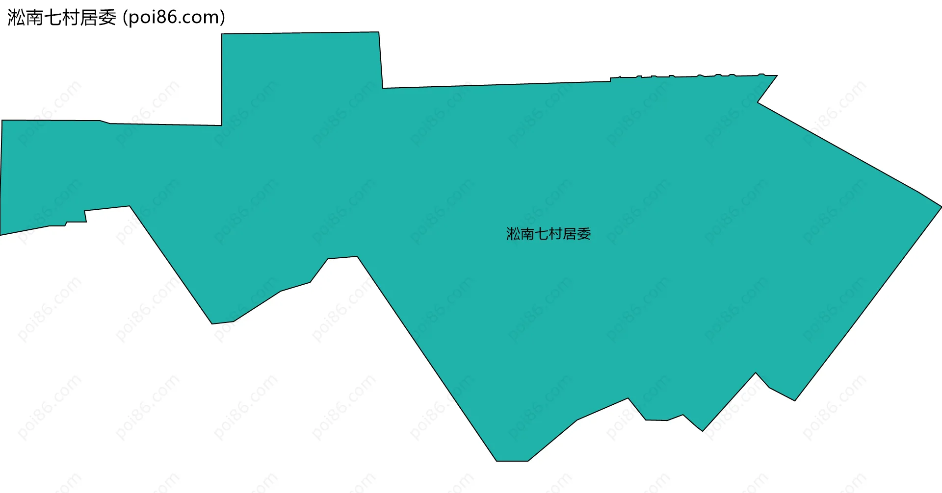 淞南七村居委边界地图