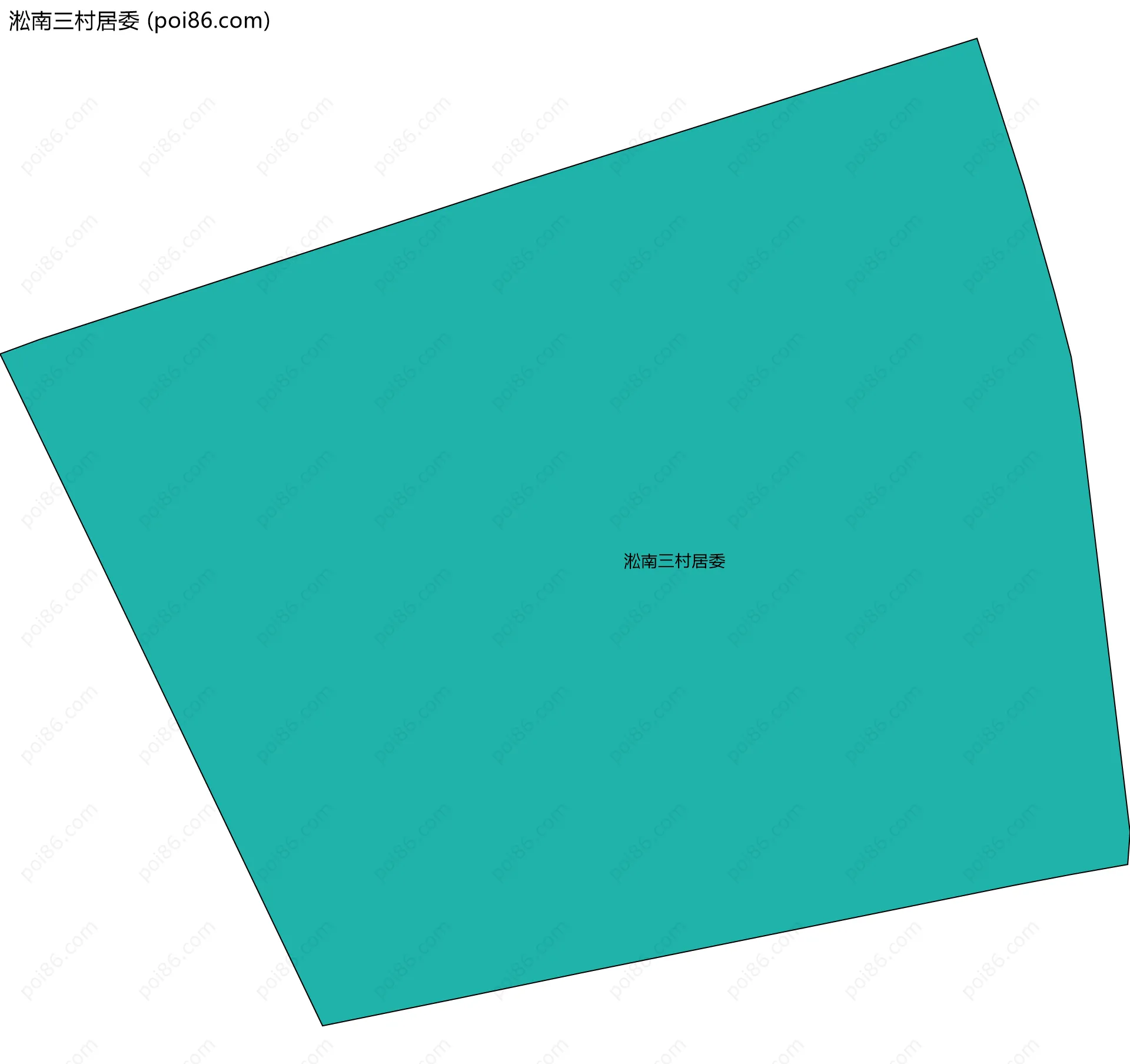 淞南三村居委边界地图