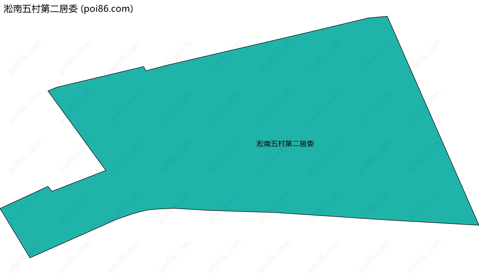 淞南五村第二居委边界地图