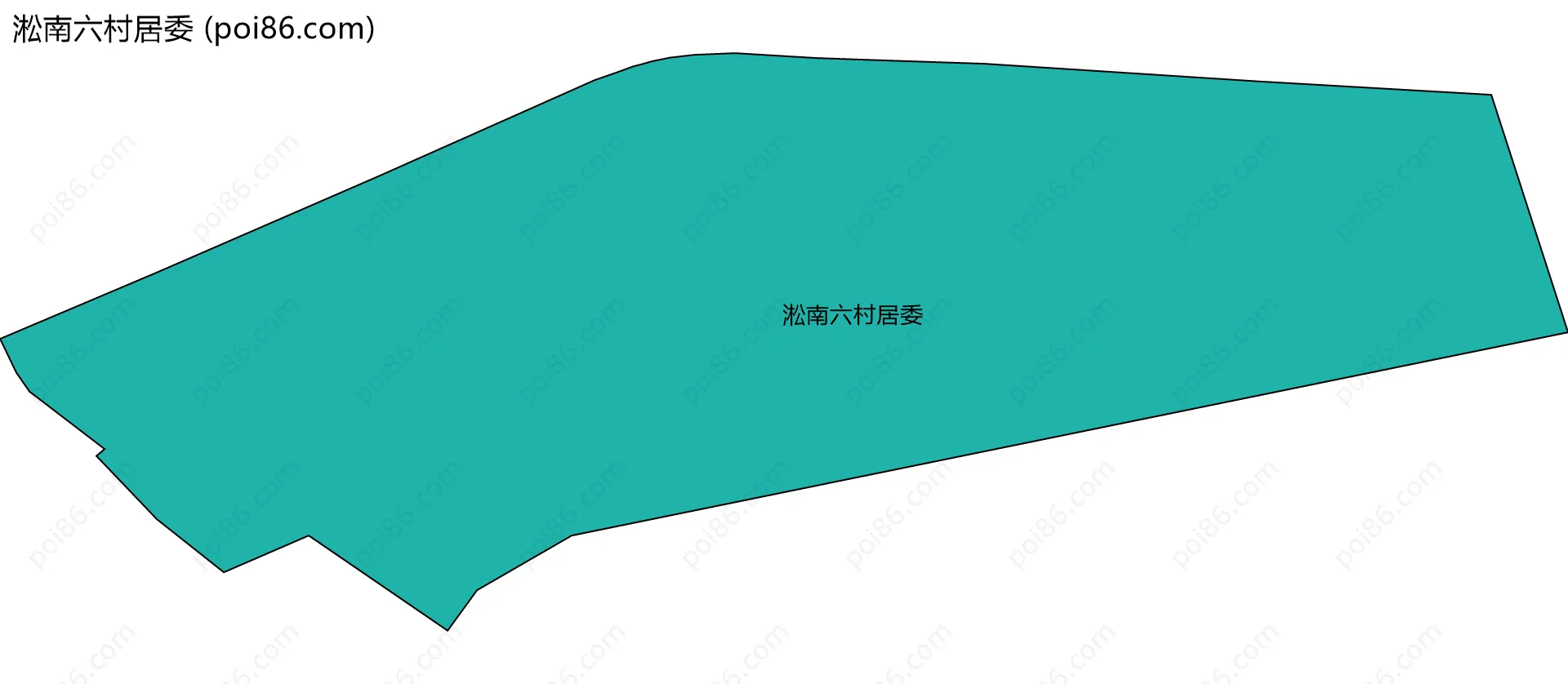 淞南六村居委边界地图