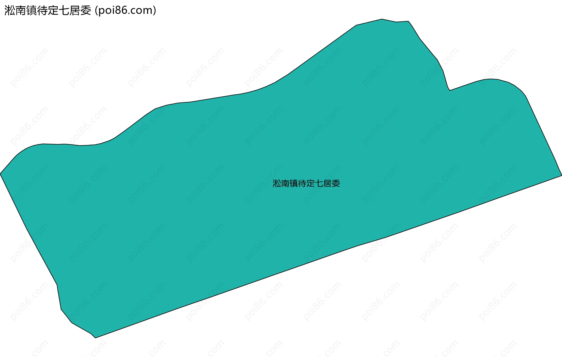 淞南镇待定七居委边界地图