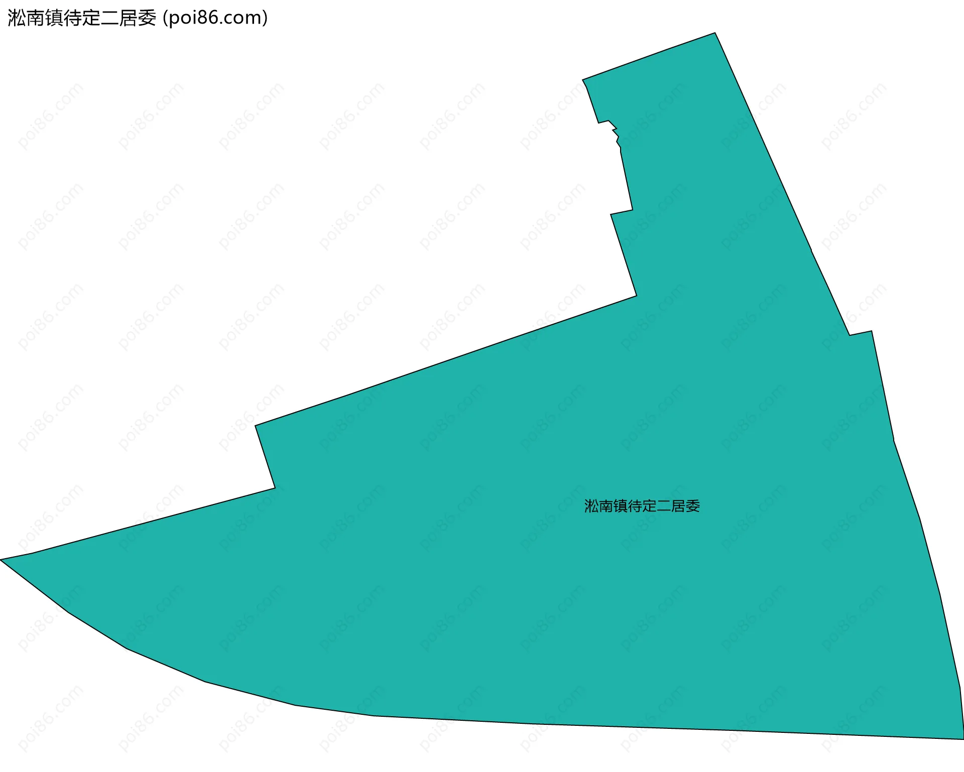 淞南镇待定二居委边界地图
