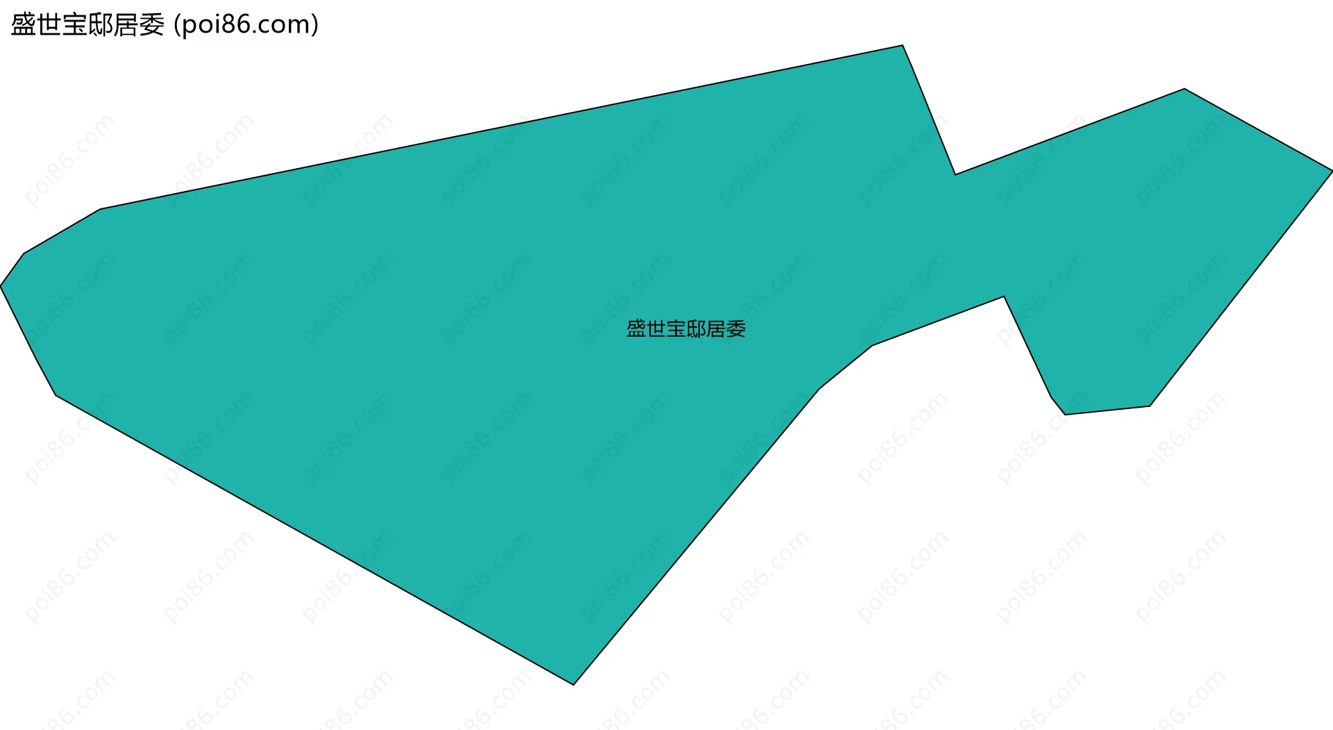 盛世宝邸居委边界地图