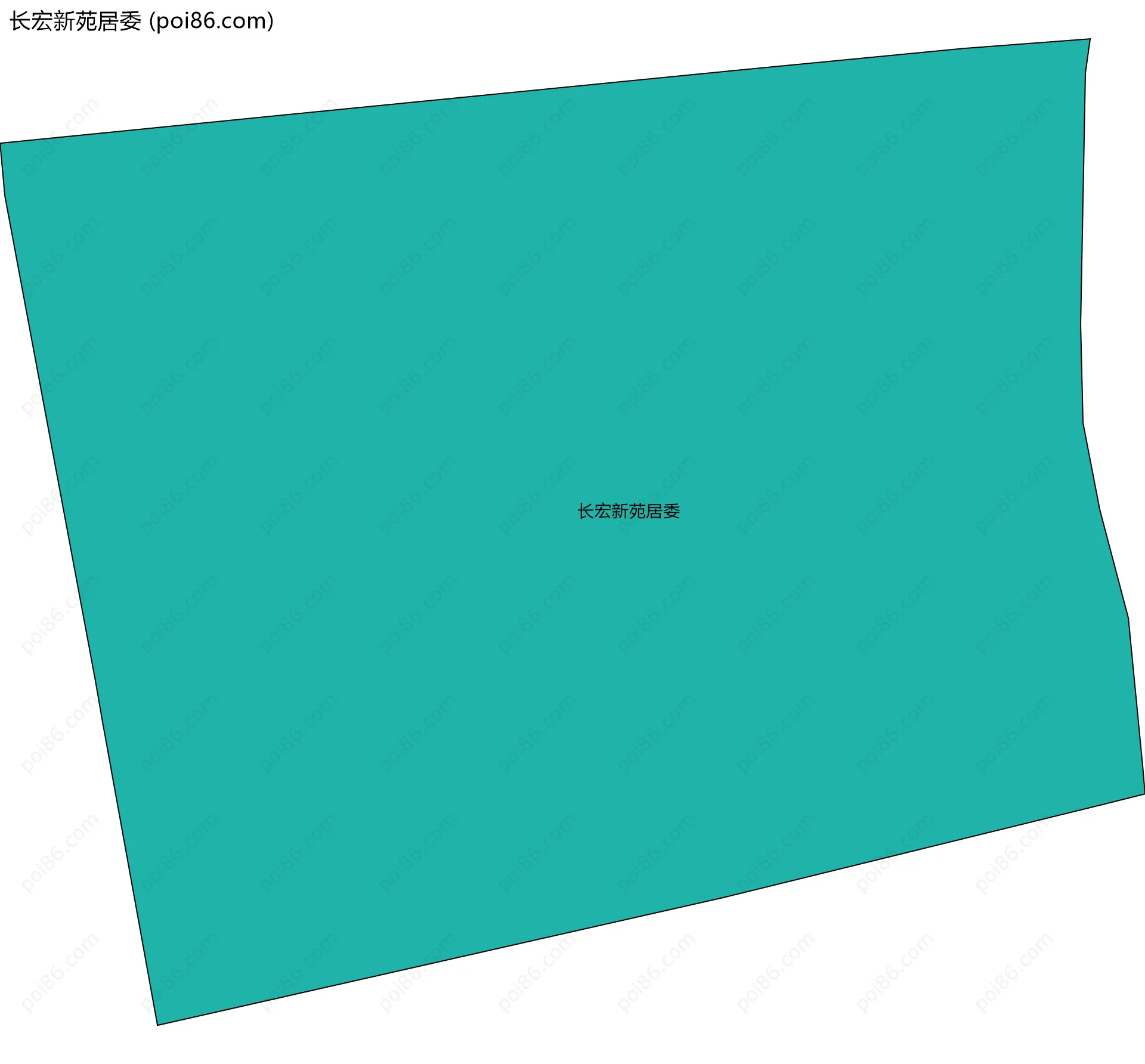 长宏新苑居委边界地图