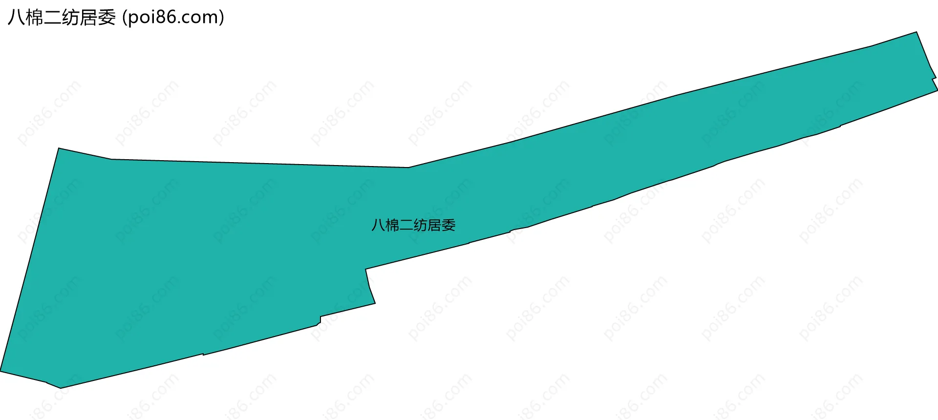 八棉二纺居委边界地图