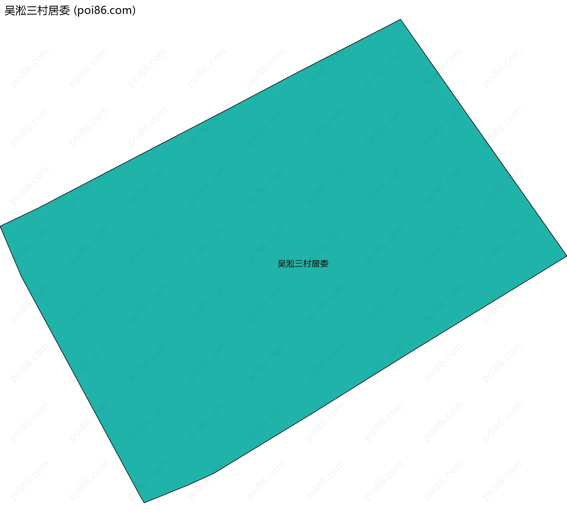 吴淞三村居委边界地图