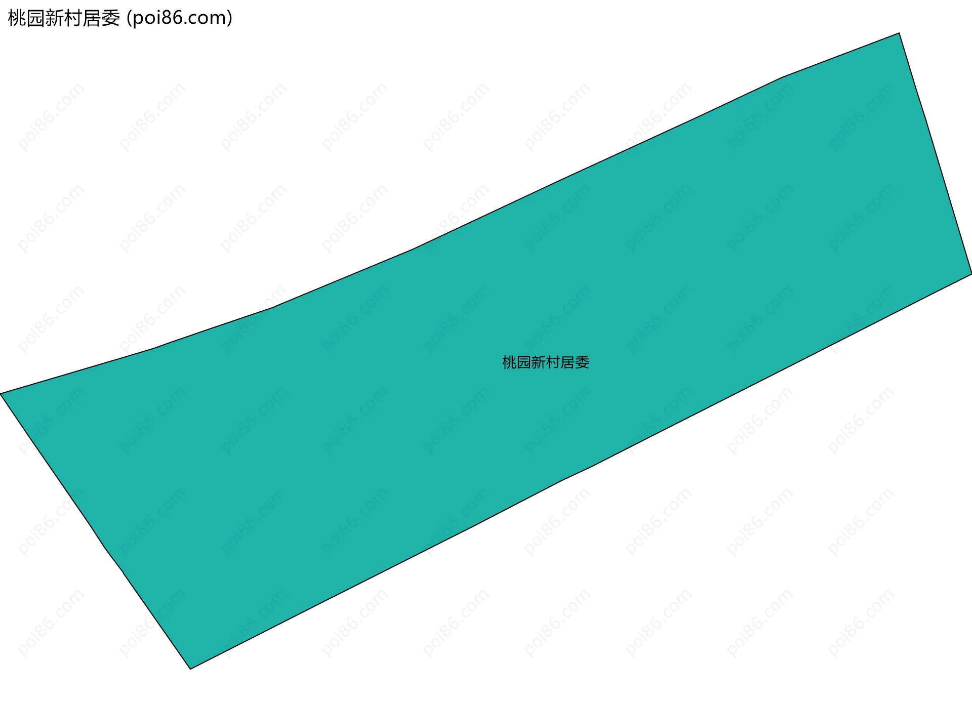 桃园新村居委边界地图