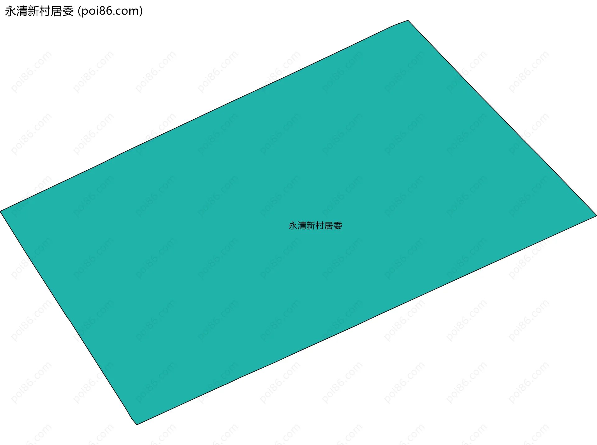 永清新村居委边界地图