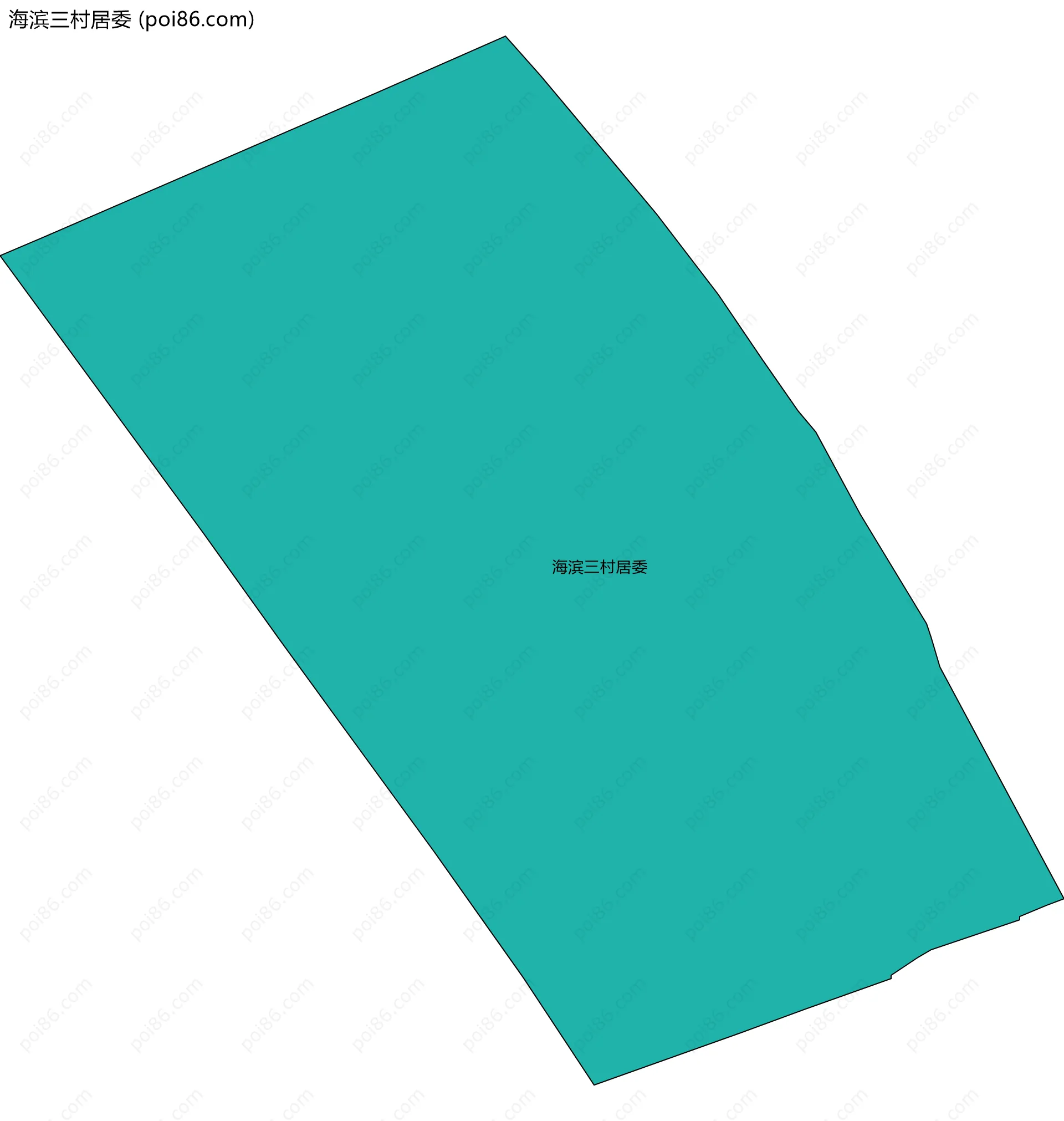 海滨三村居委边界地图